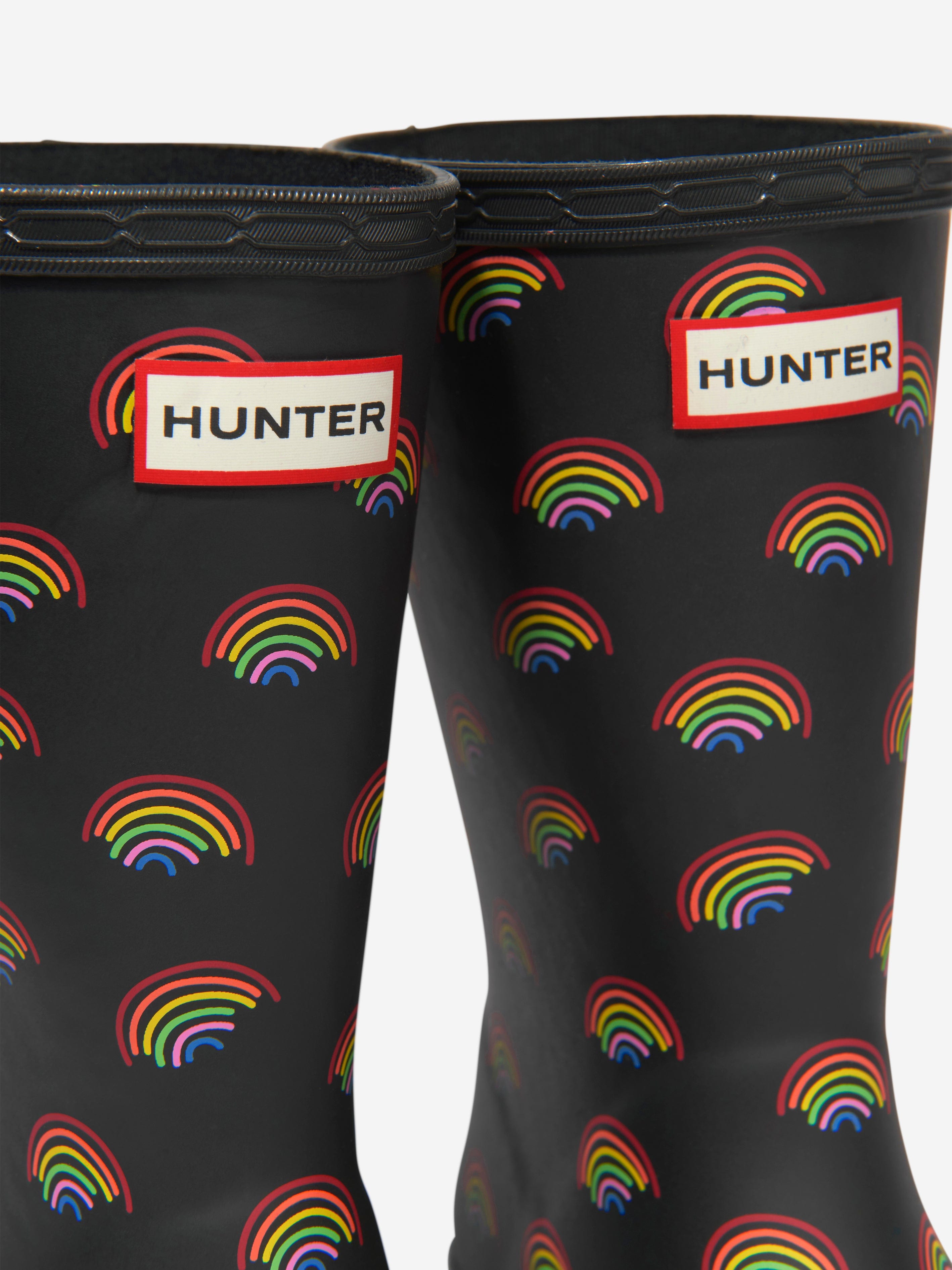 Hunter Kids First Classic Mini Rainbow Print Wellies