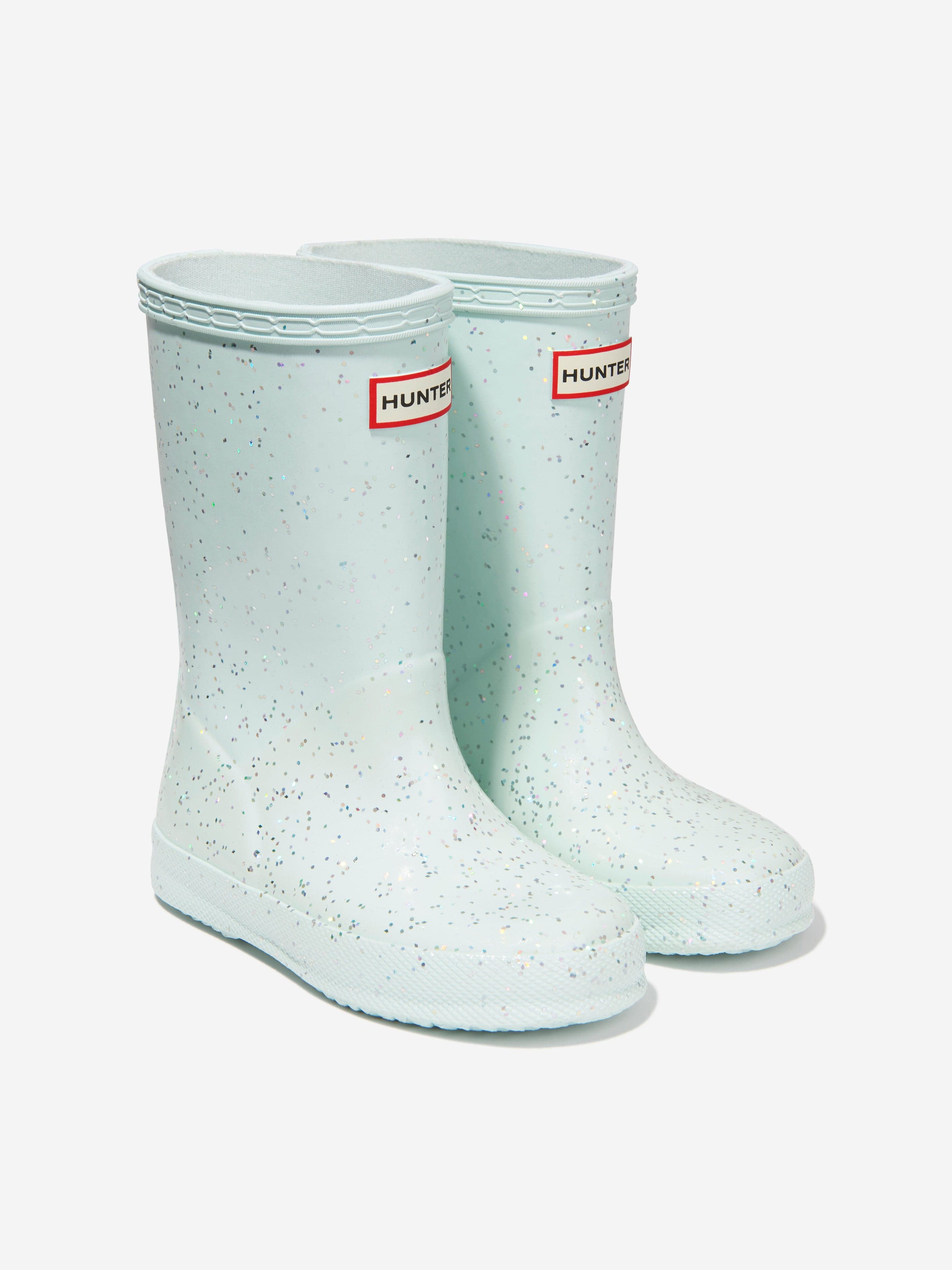 Hunter Girls First Classic Giant Glitter Wellies