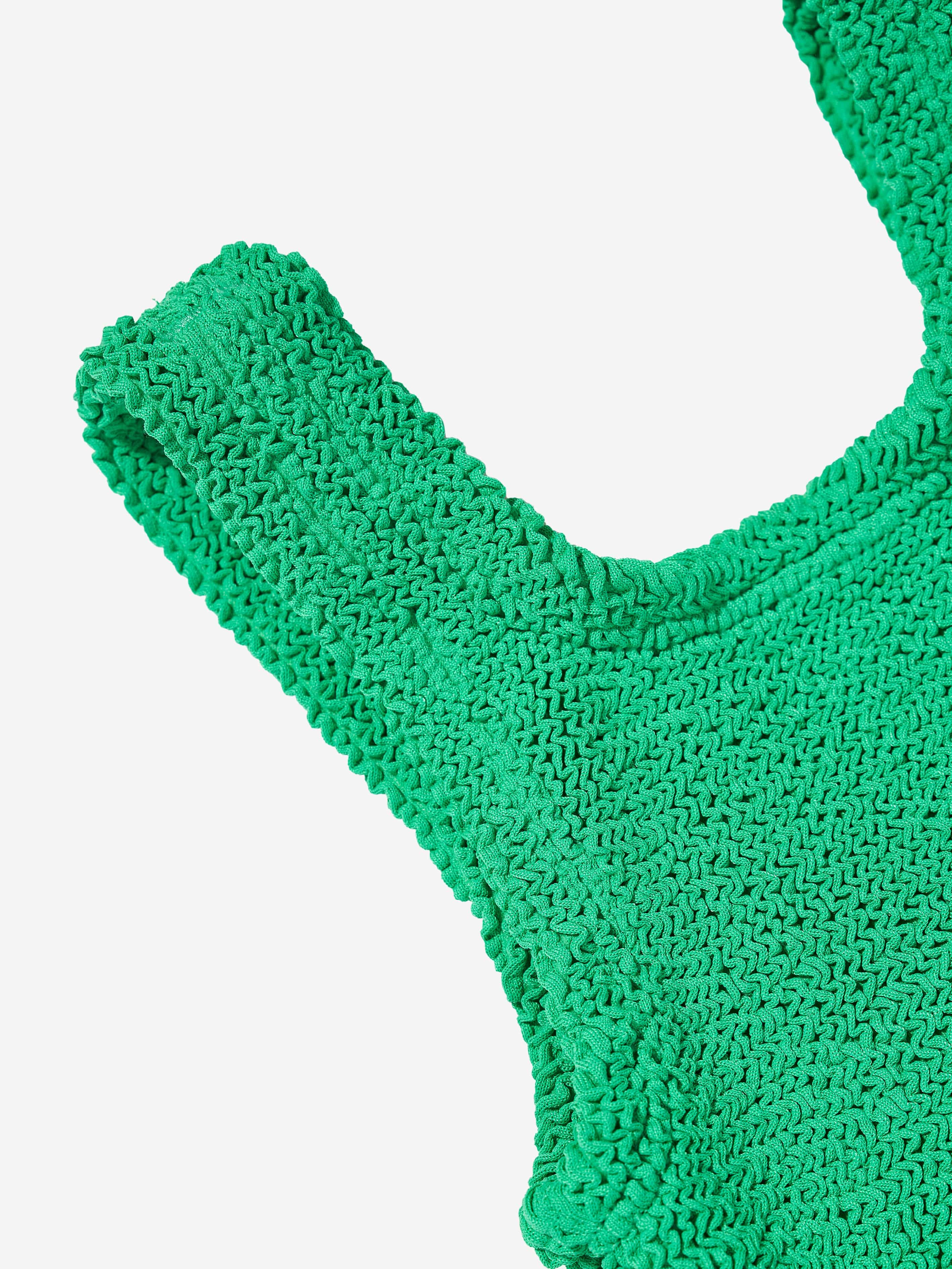 HUNZA G Girls Olive Bikini in Green
