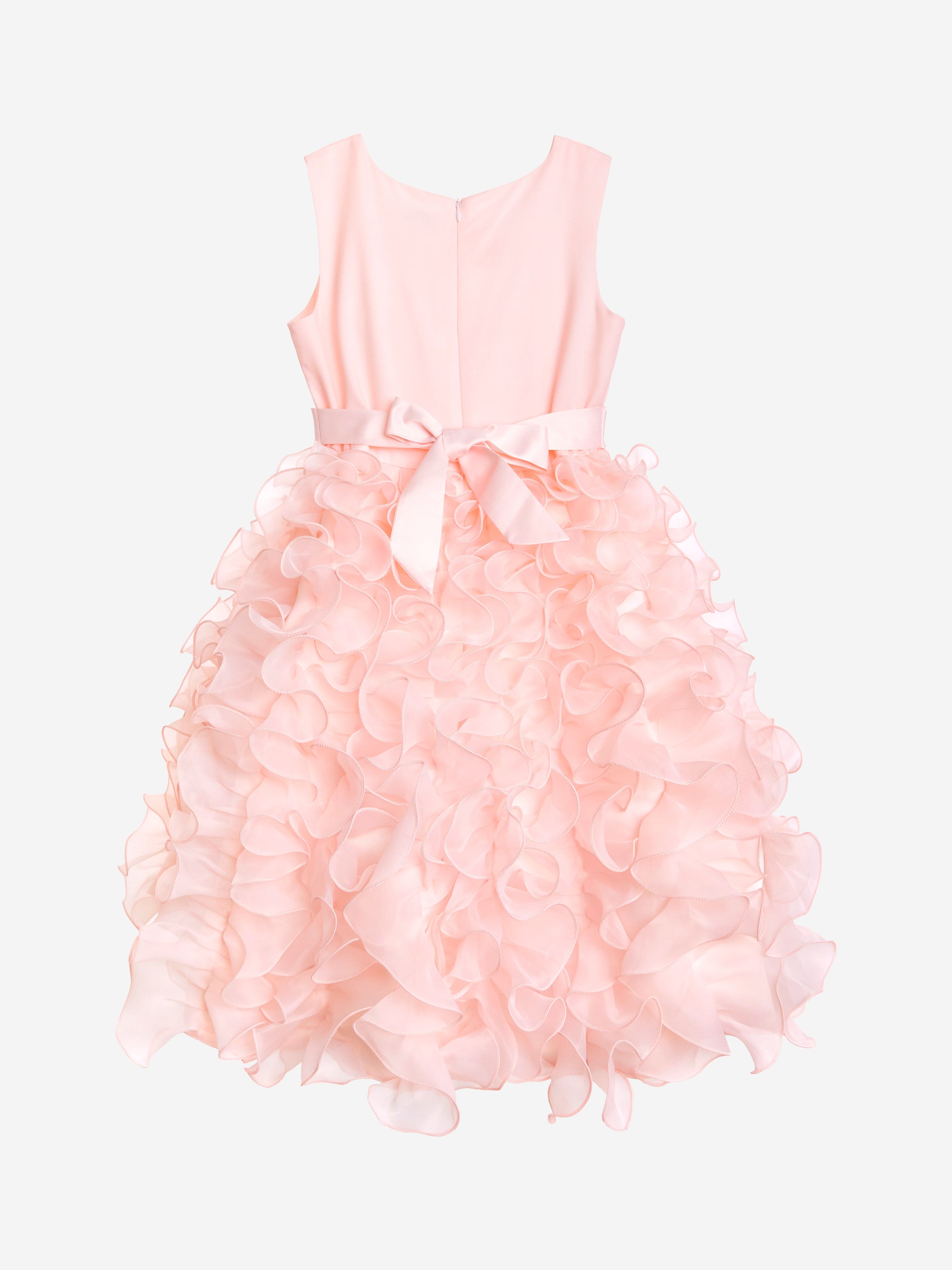 iAMe Girls Ruffle Dress in Pink