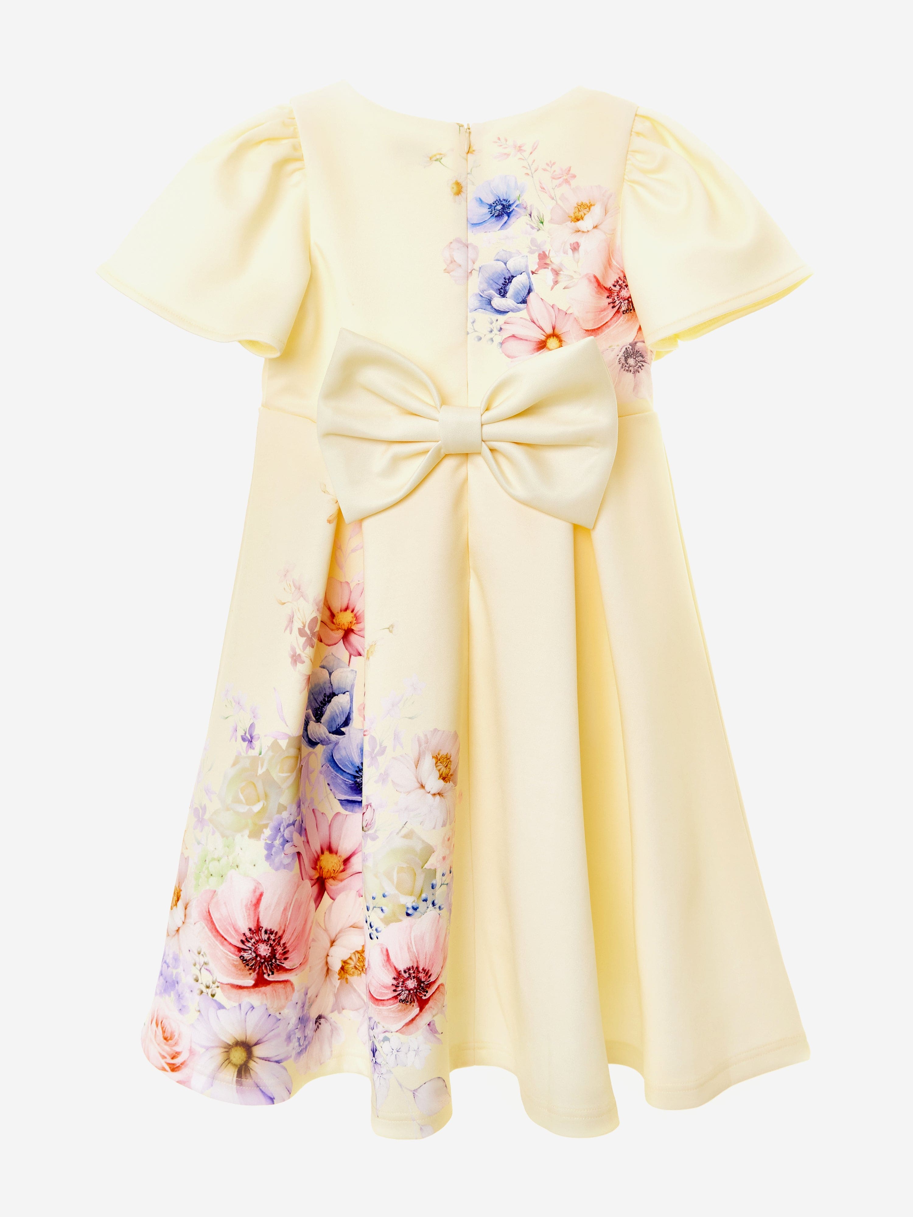 Girls Sunlight Serenade Dress in Yellow