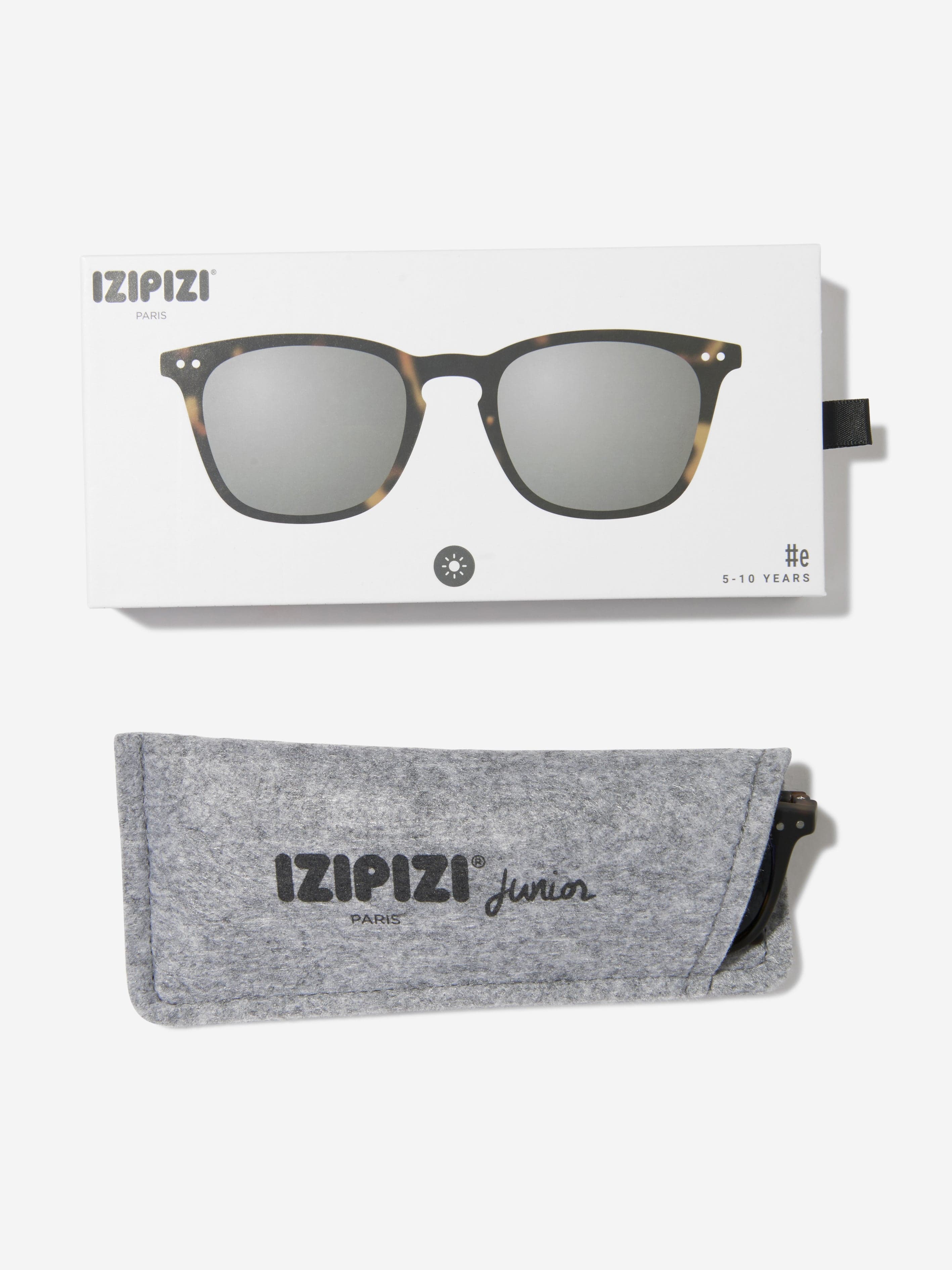 Izipizi Kids Iconic Trapeze Sunglasses in Brown