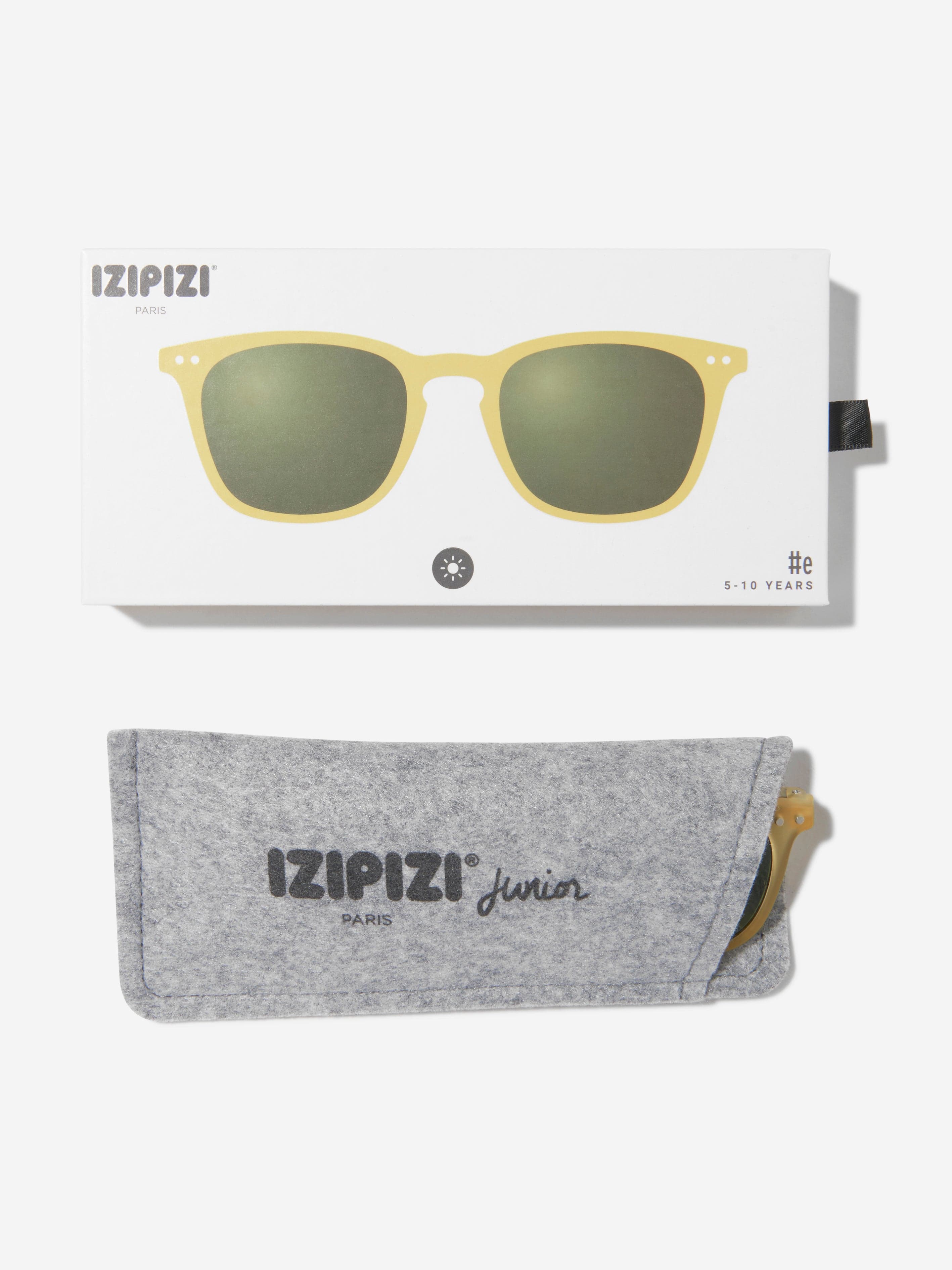 Izipizi Kids Iconic Trapeze Sunglasses in Yellow