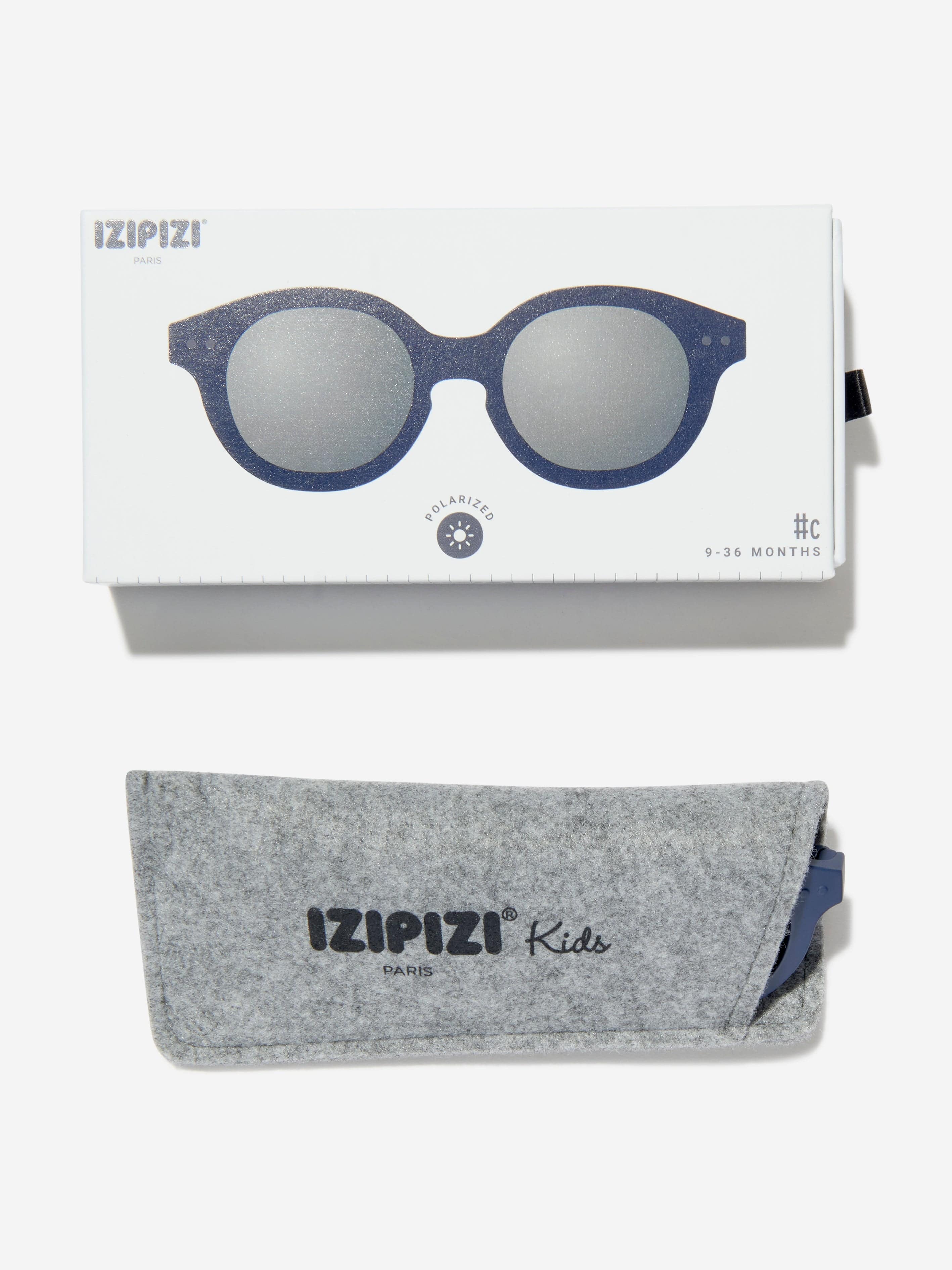 Izipizi Kids Retro Mini Sunglasses in Navy