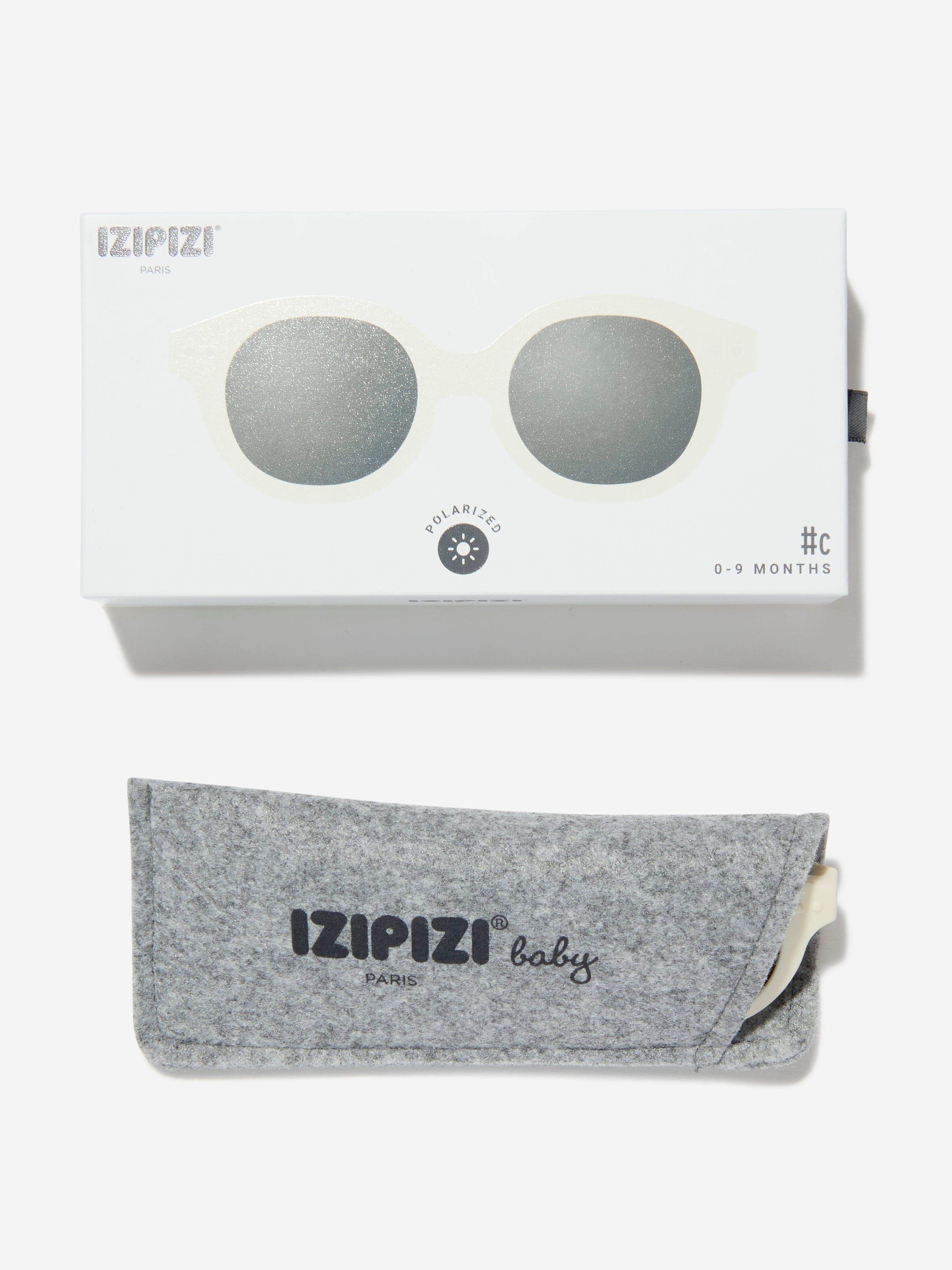 Izipizi Kids Retro Mini Sunglasses in White