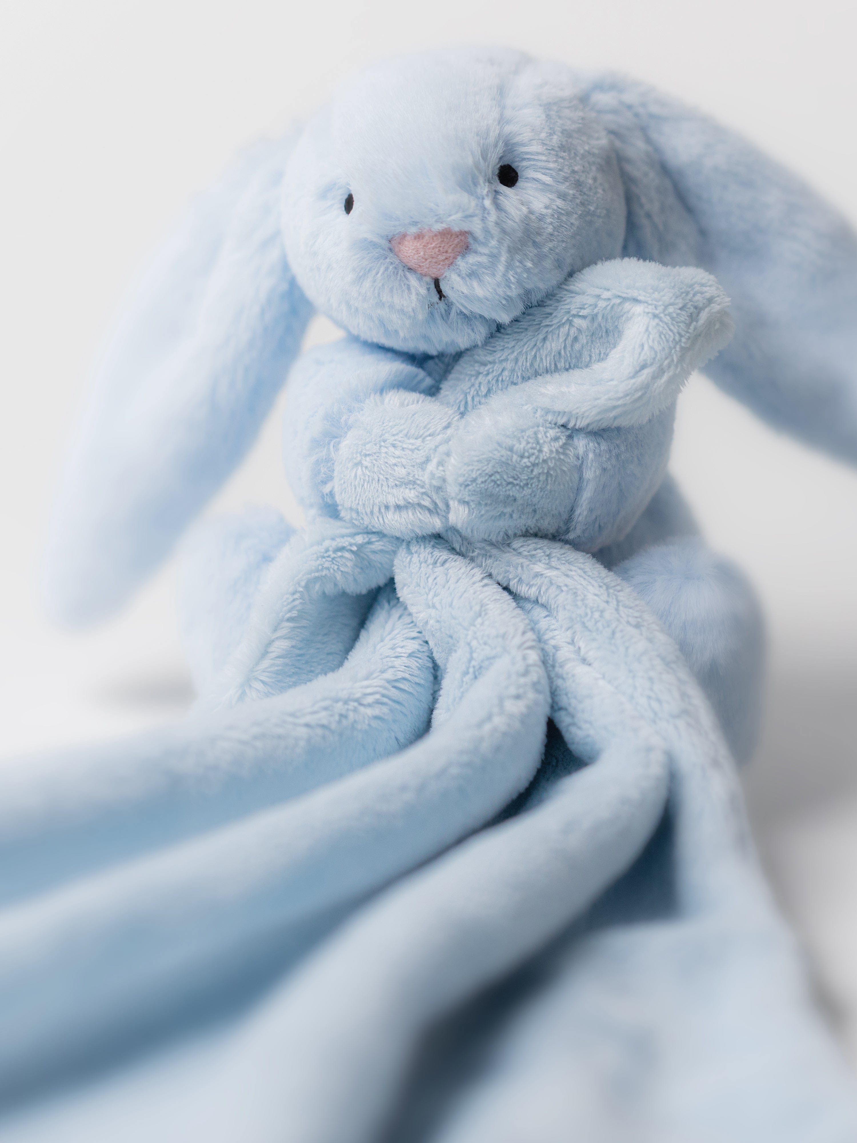 Bashful Bunny Soother in Blue (34 CM)