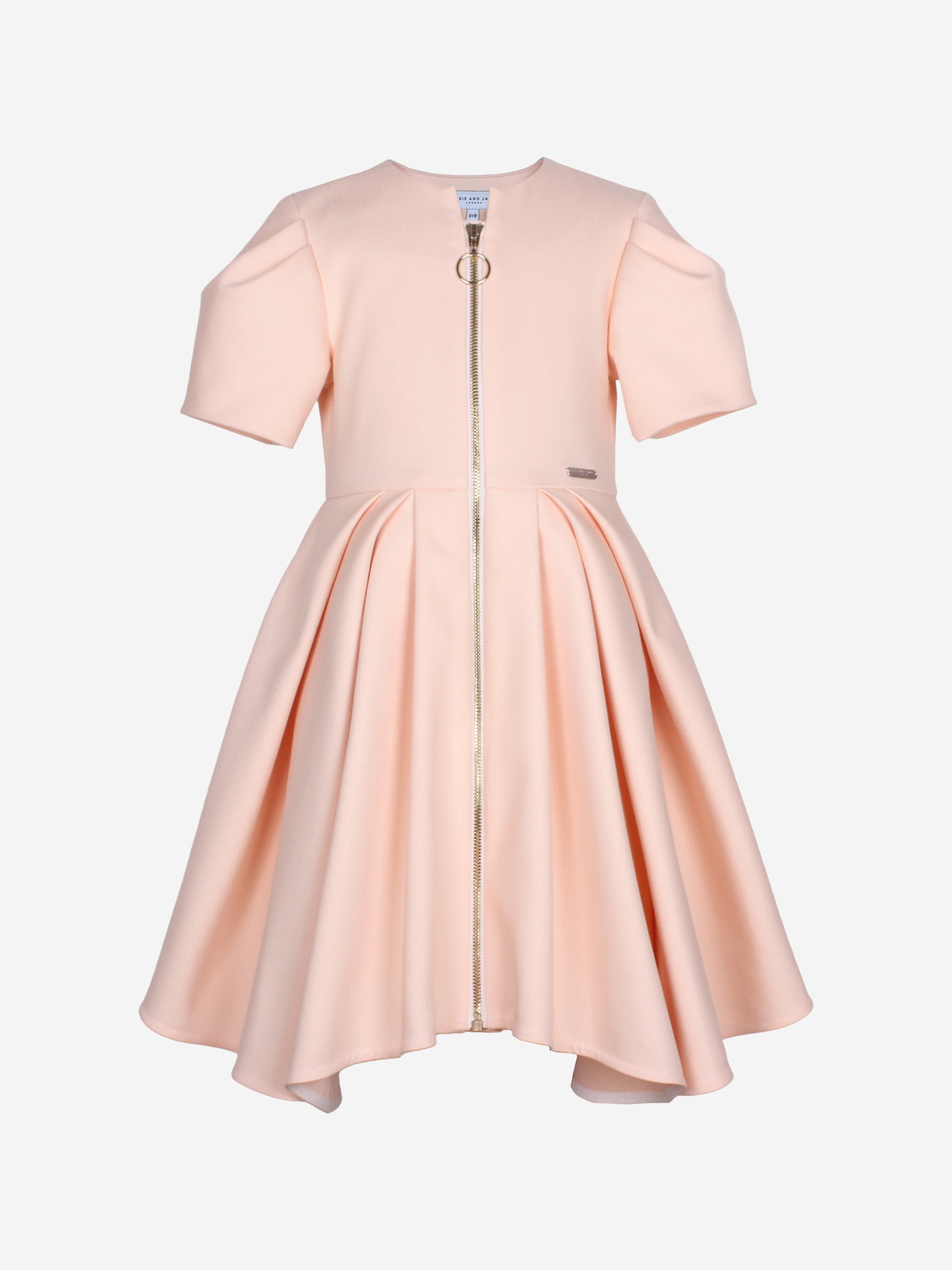 Jessie And James Girls Shape Dress in Pink