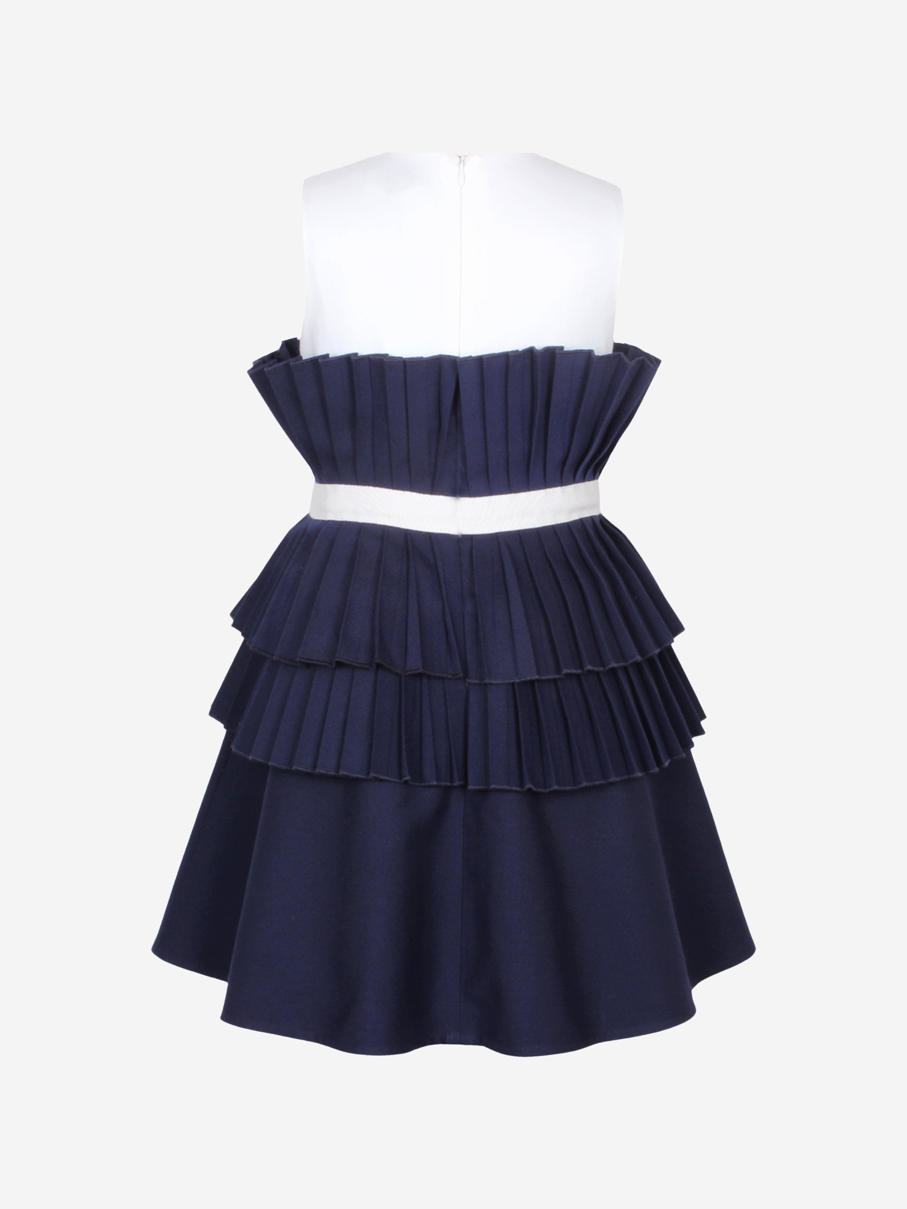 Jessie And James Girls Creation Dress in Navy