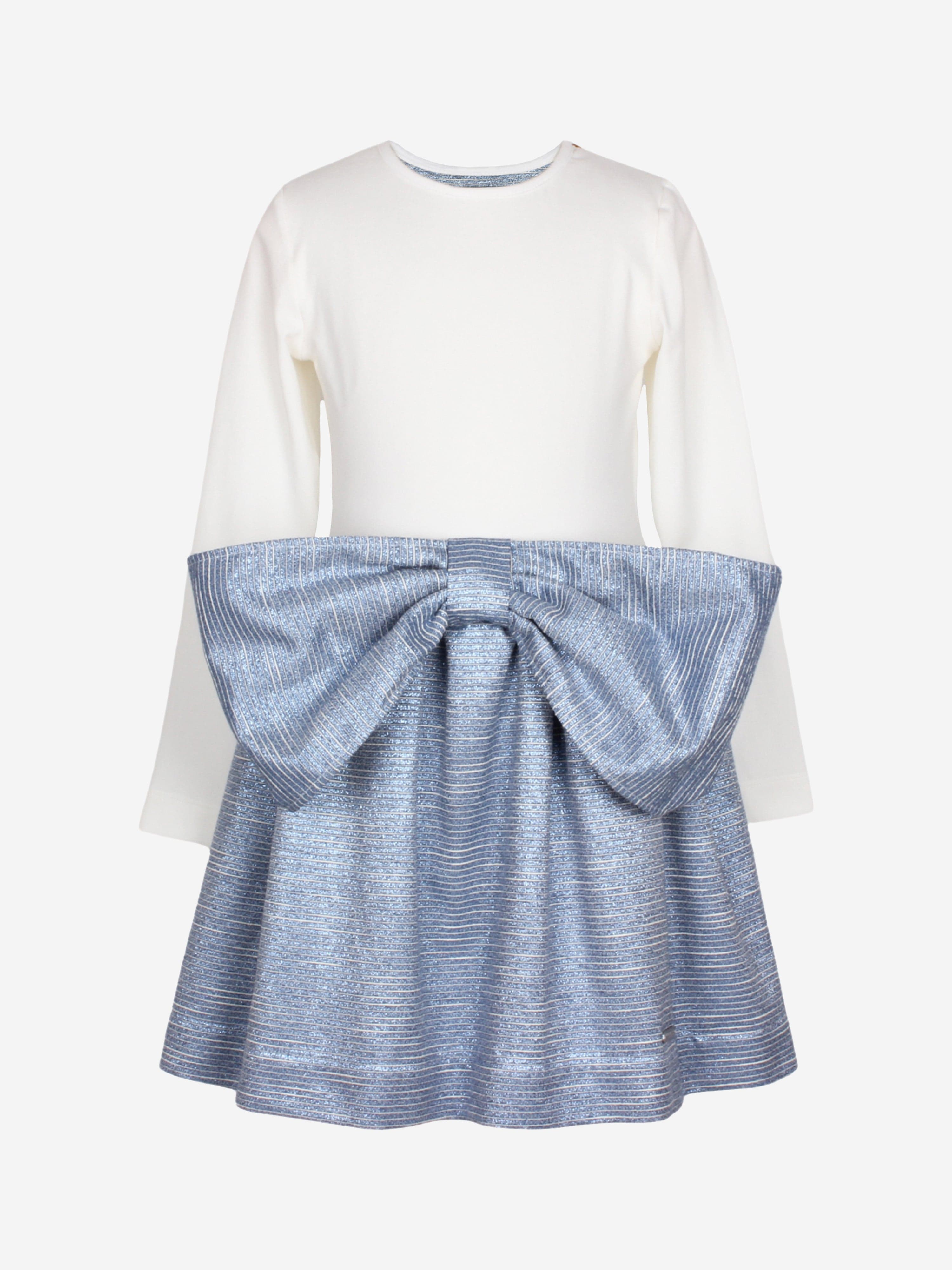 Jessie And James Girls Katlyn Dress in Blue