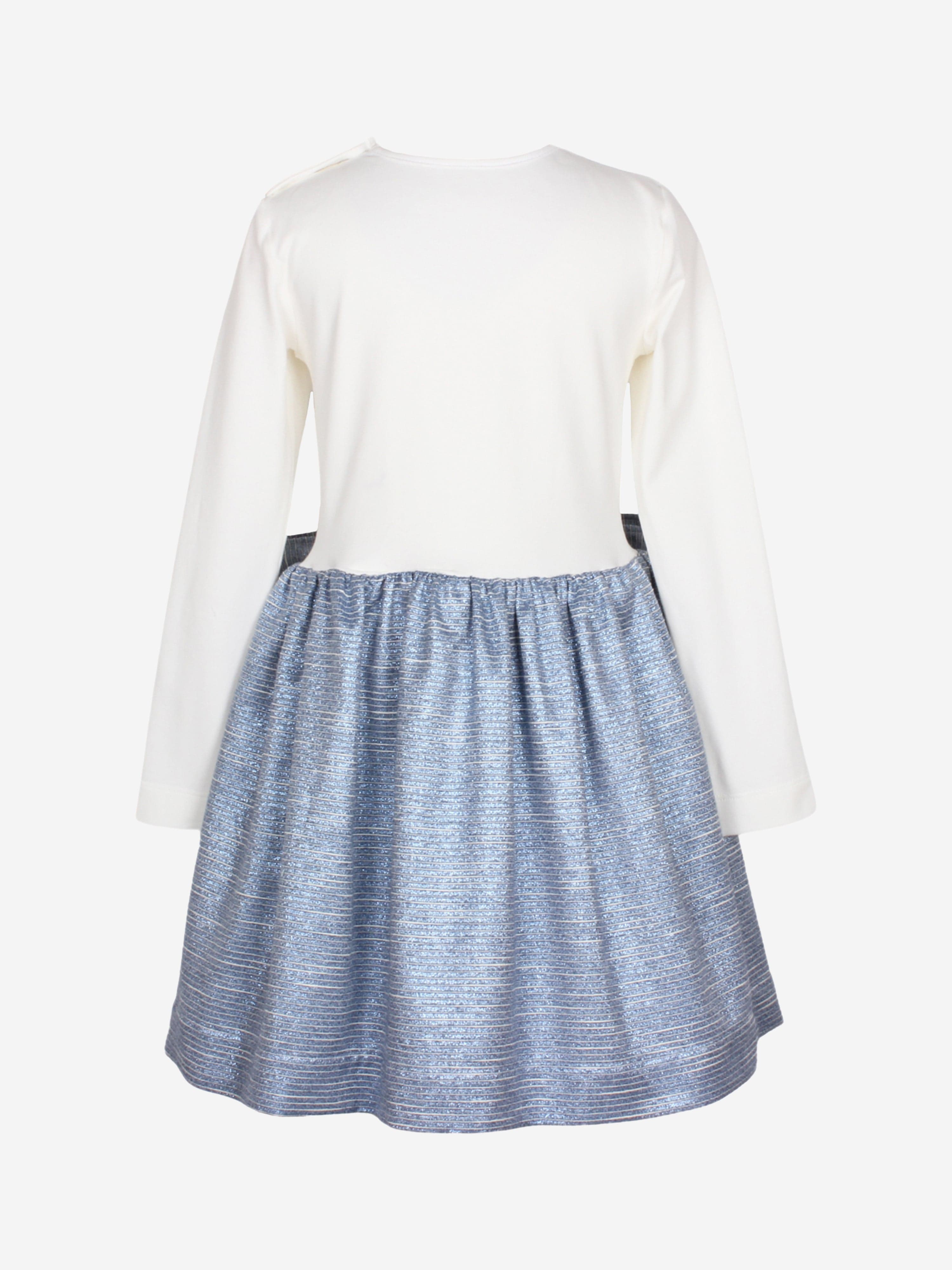 Jessie And James Girls Katlyn Dress in Blue