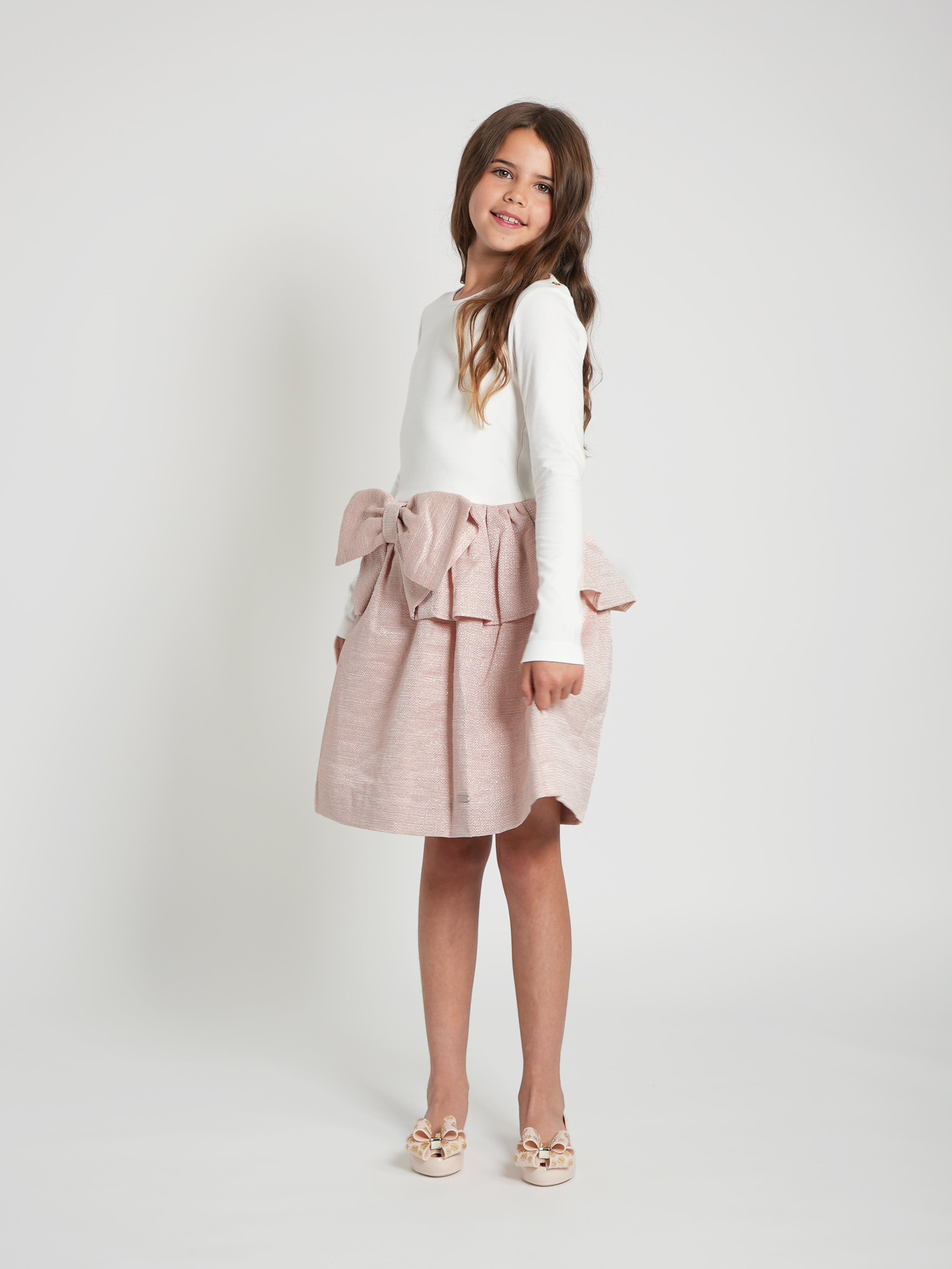 Jessie And James Girls Belle Dress in Pink