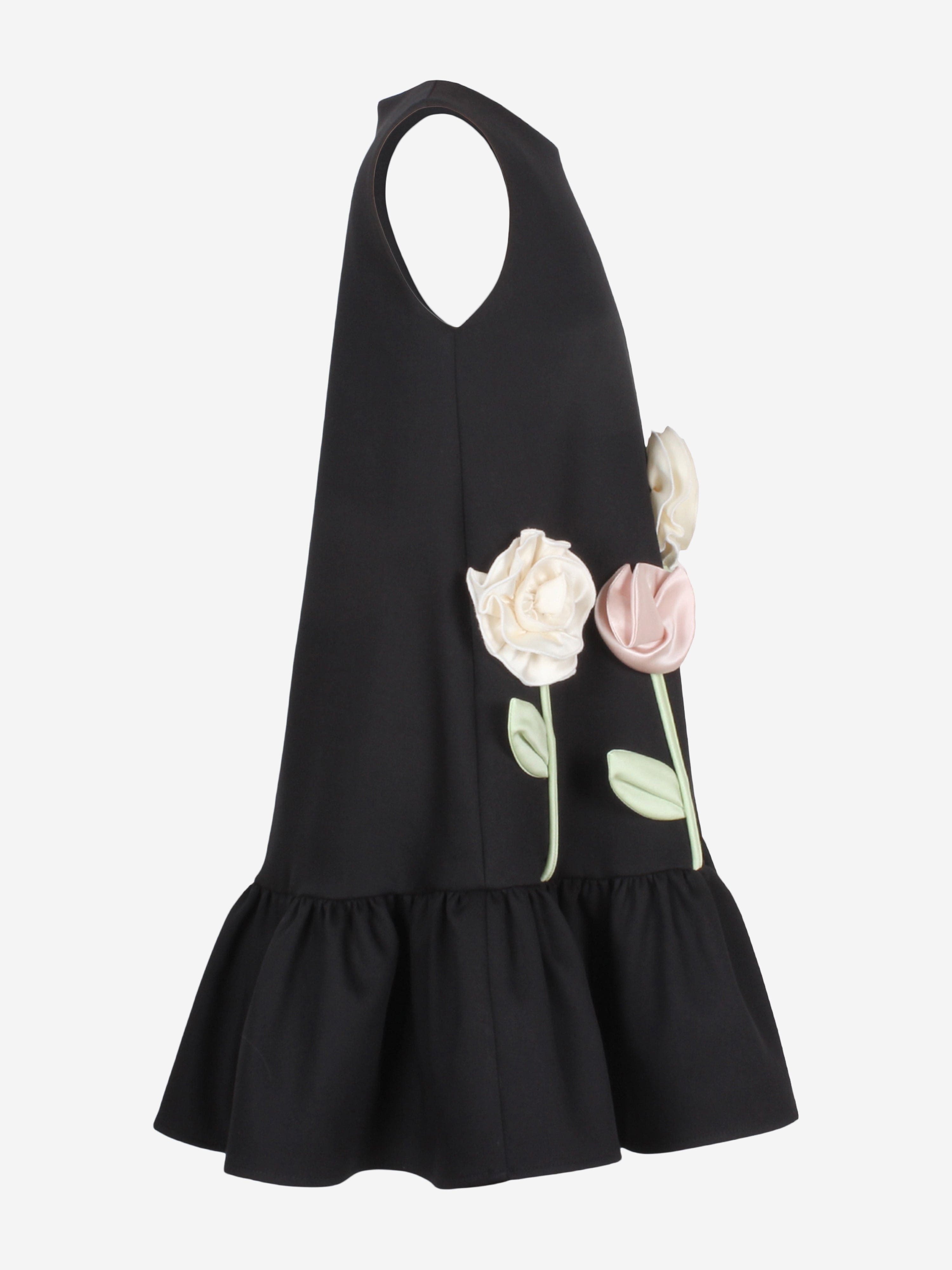 Jessie And James Girls Walk In The Park Dress in Black