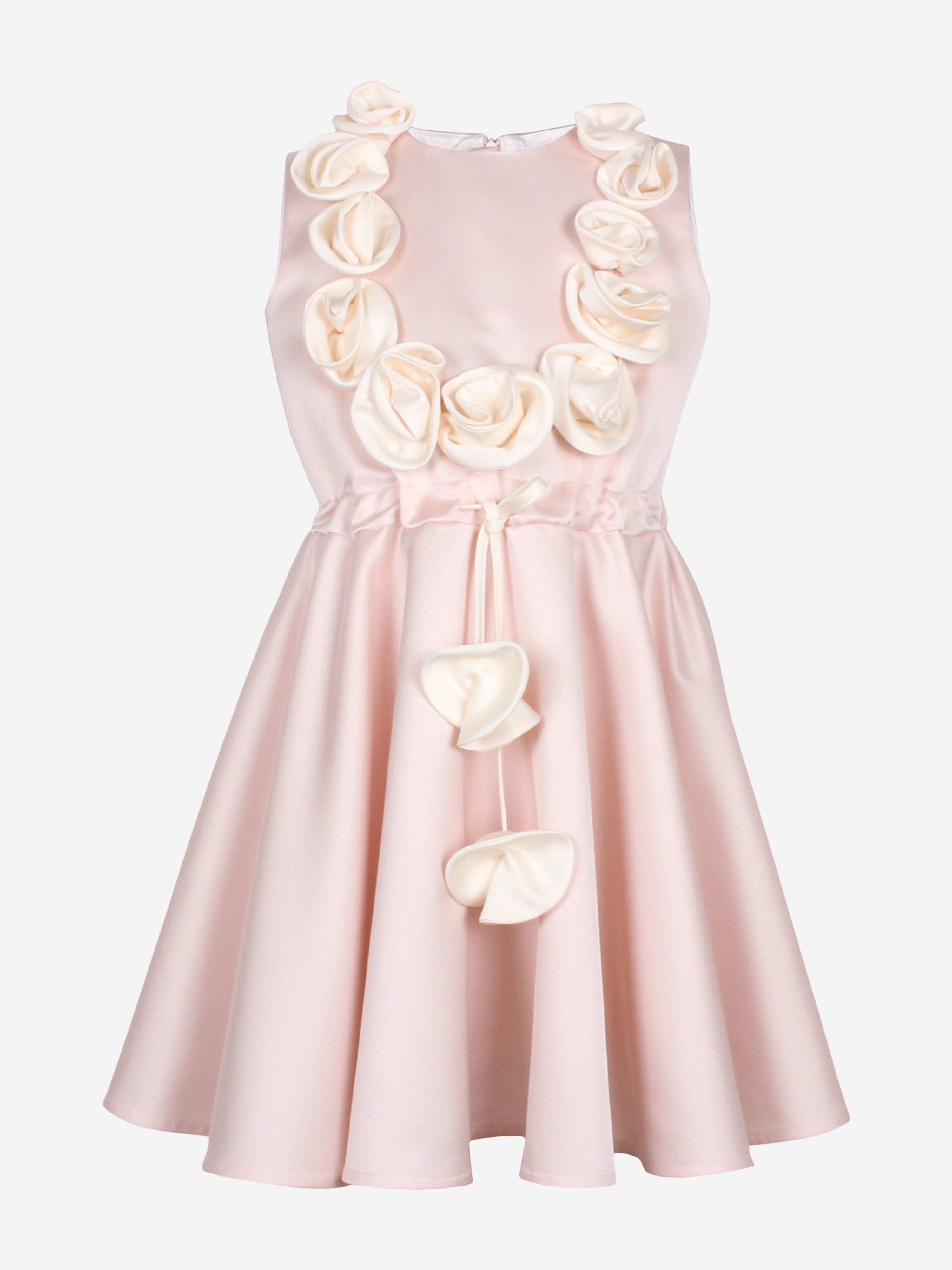 Jessie And James Girls Honey Bunch Dress in Pink