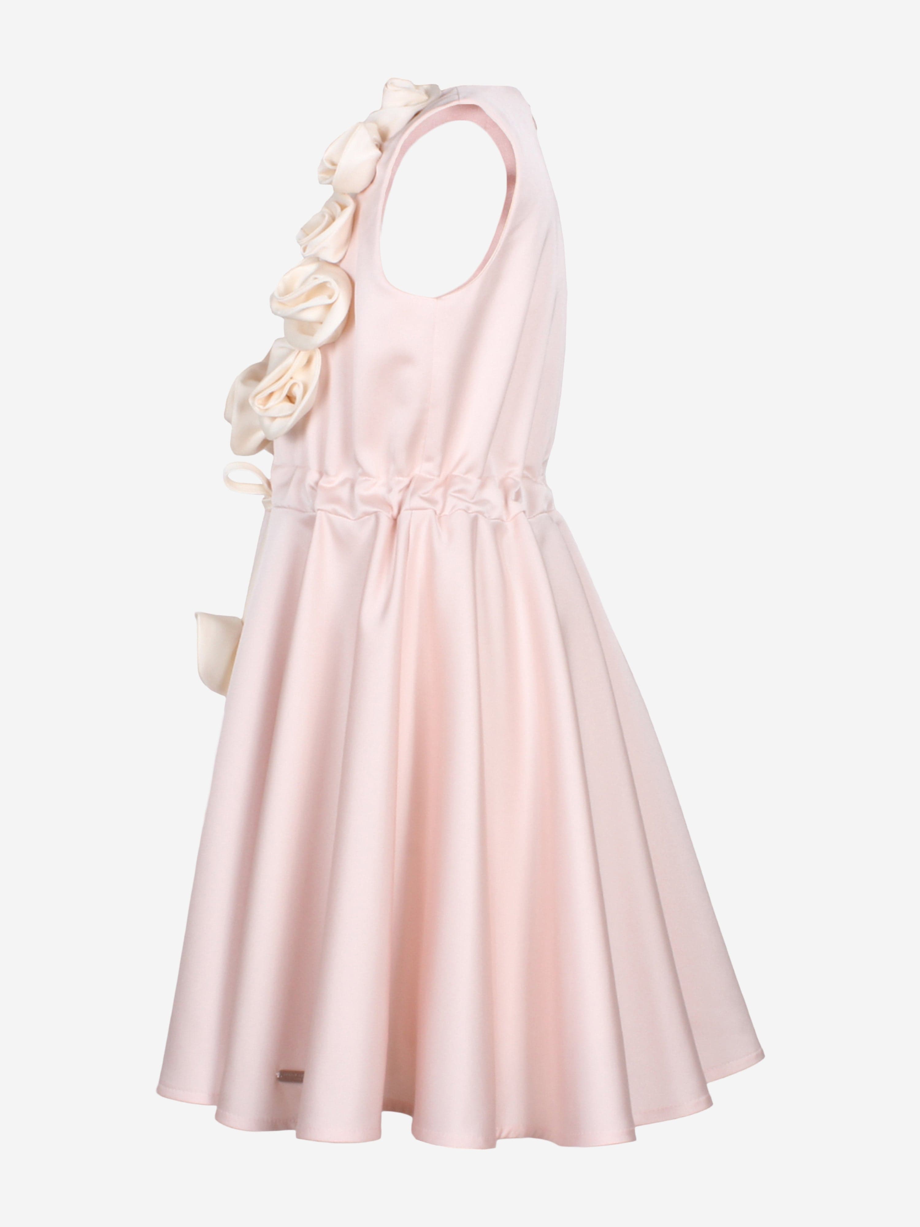Jessie And James Girls Honey Bunch Dress in Pink