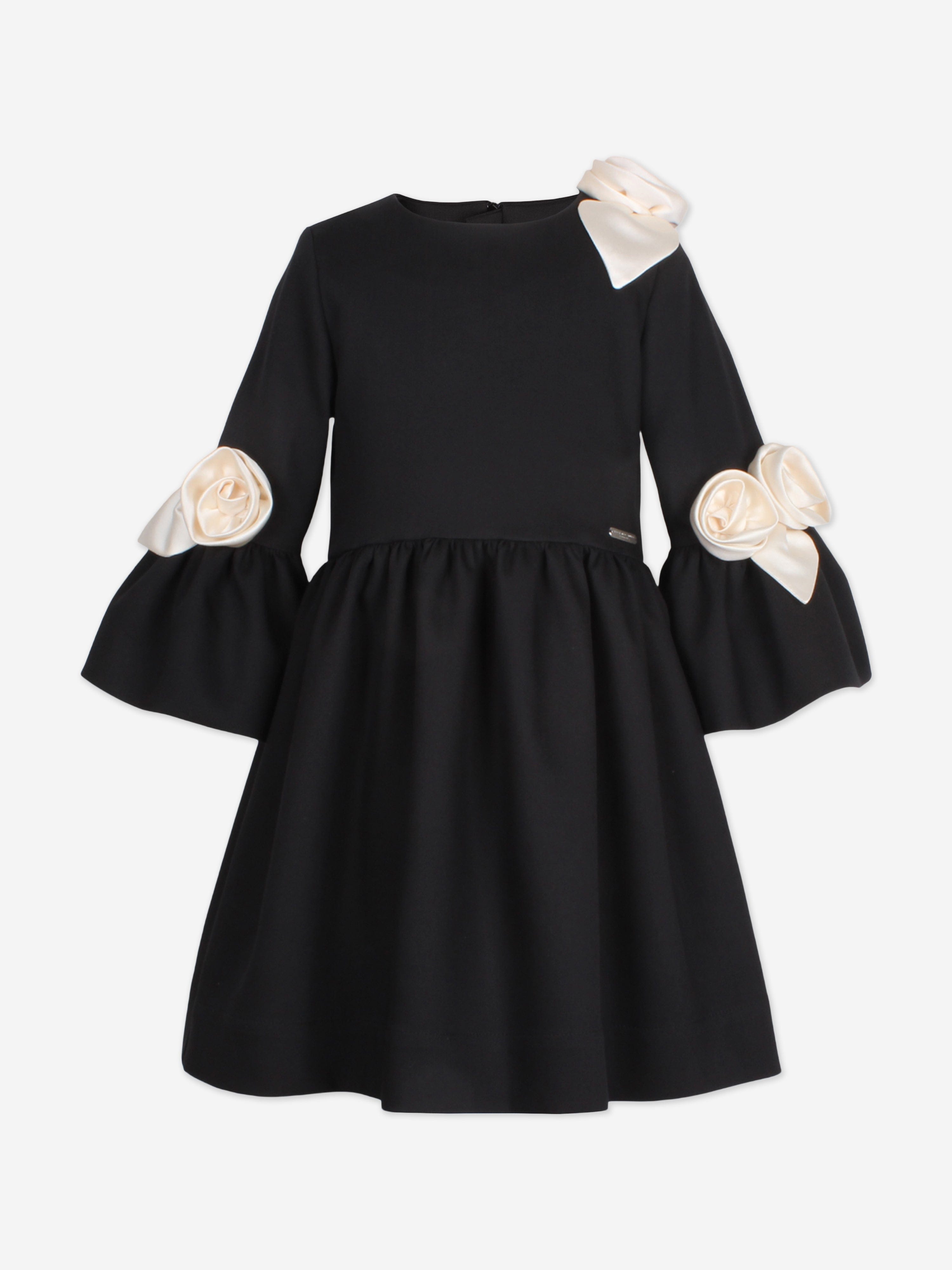 Jessie And James Girls Juliet Dress in Black