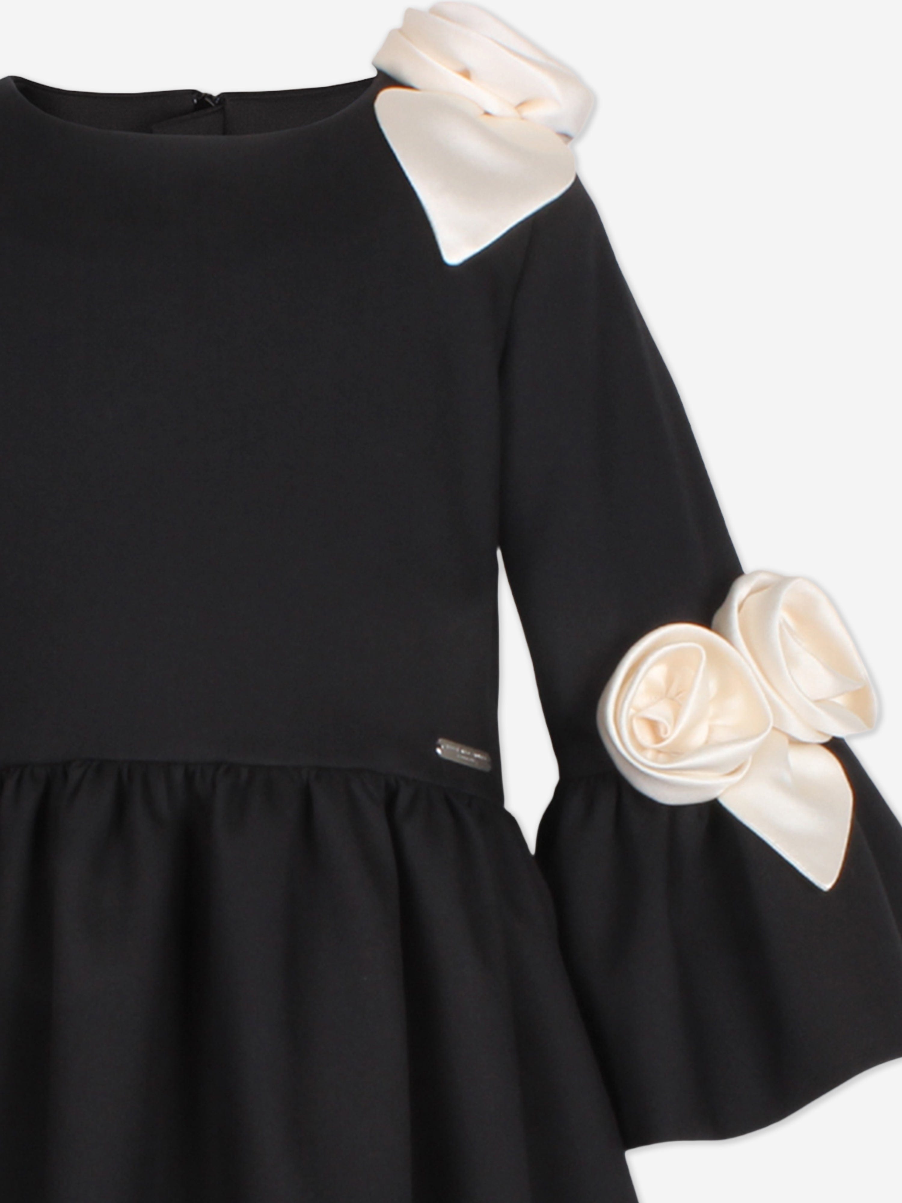Jessie And James Girls Juliet Dress in Black