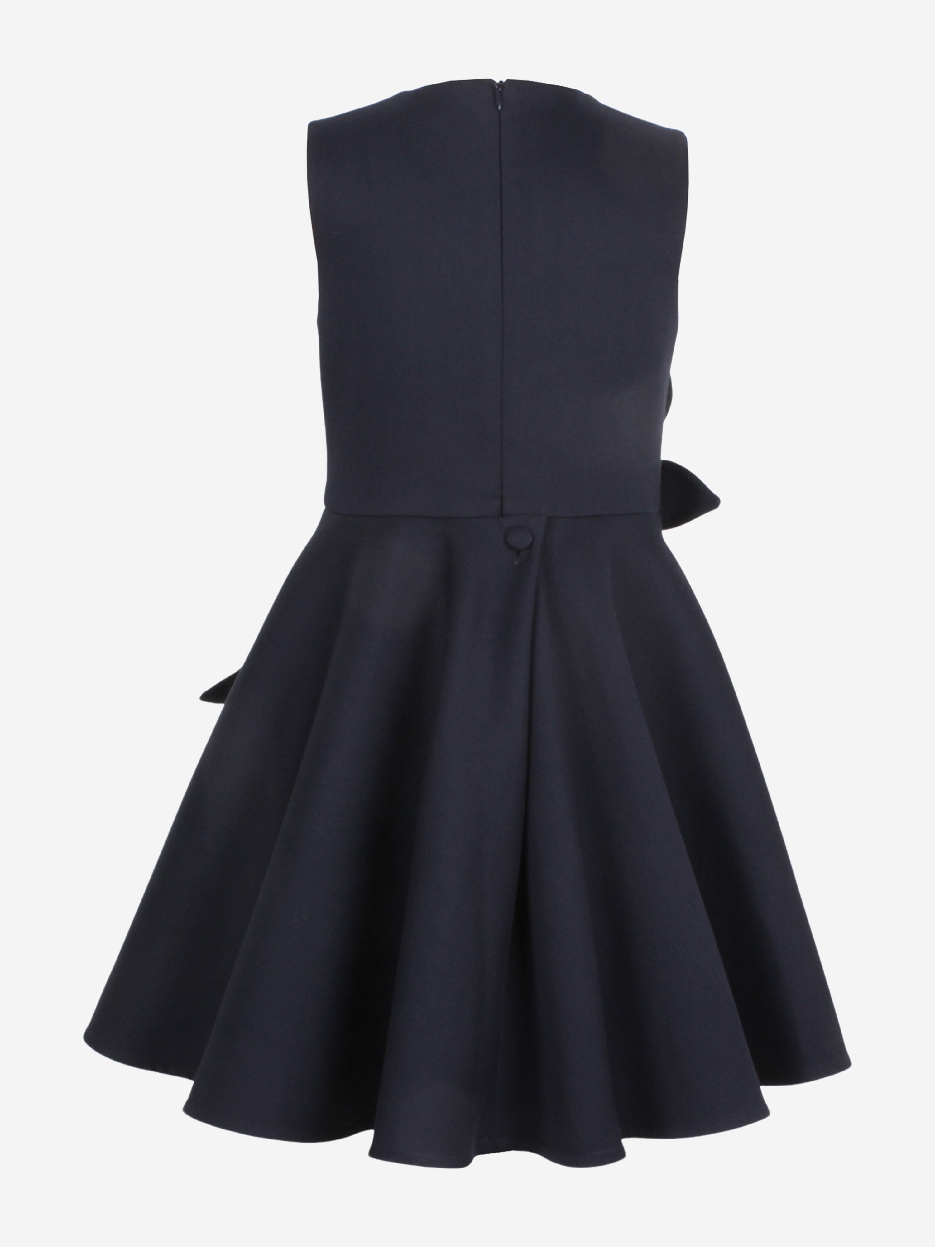 Jessie And James Girls Magnolia Sleeveless Dress in Navy