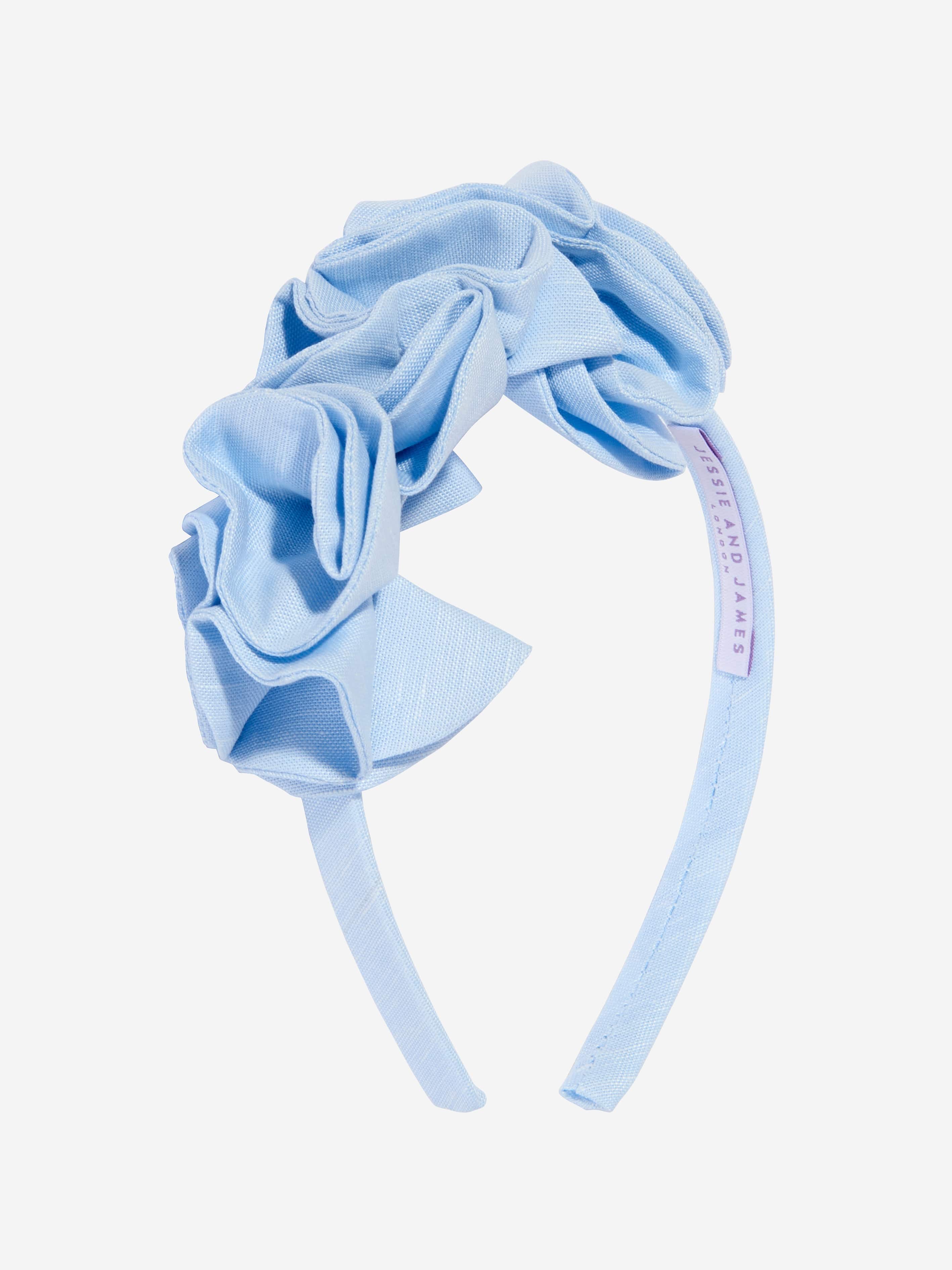 Jessie And James Girls Sweet Pea Headband in Blue