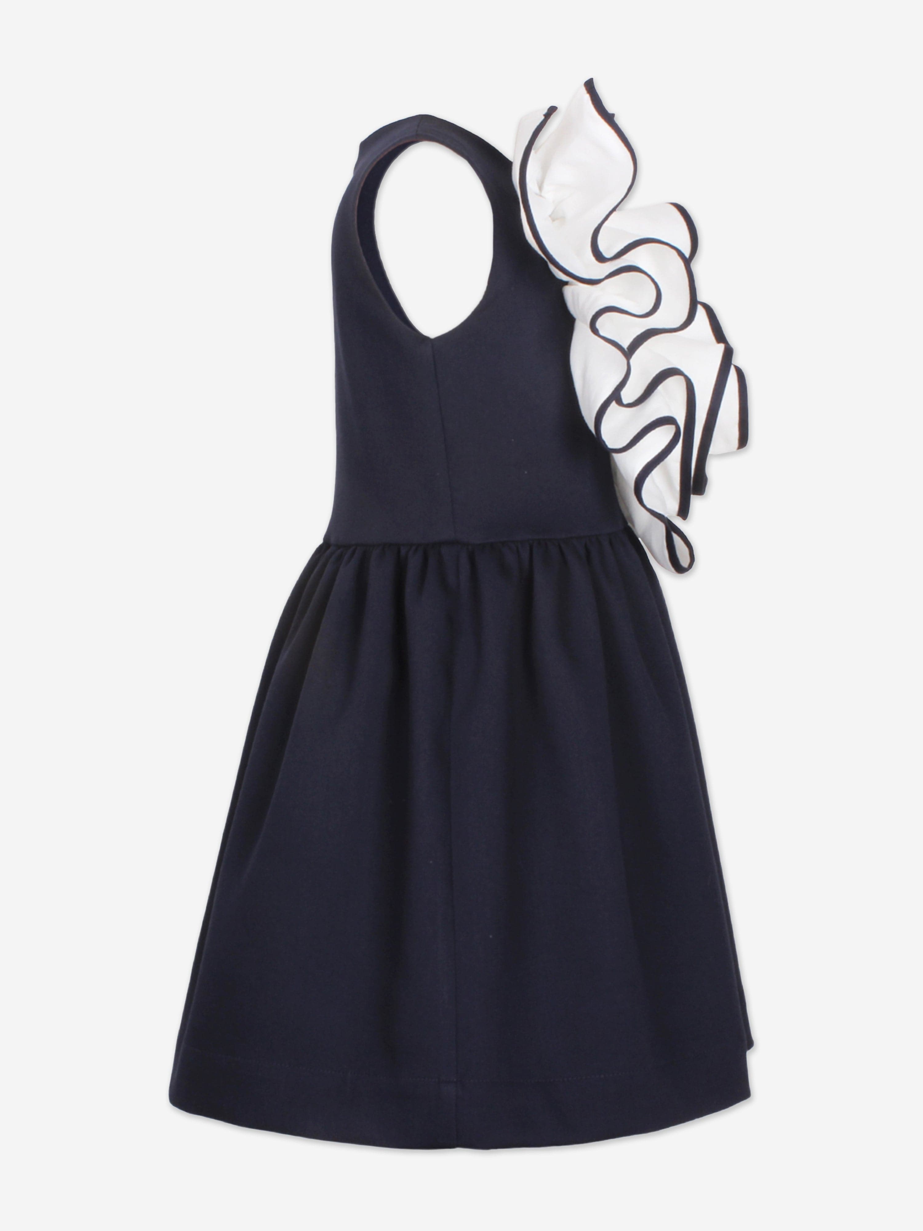 Jessie And James Girls Light Breeze Dress in Navy