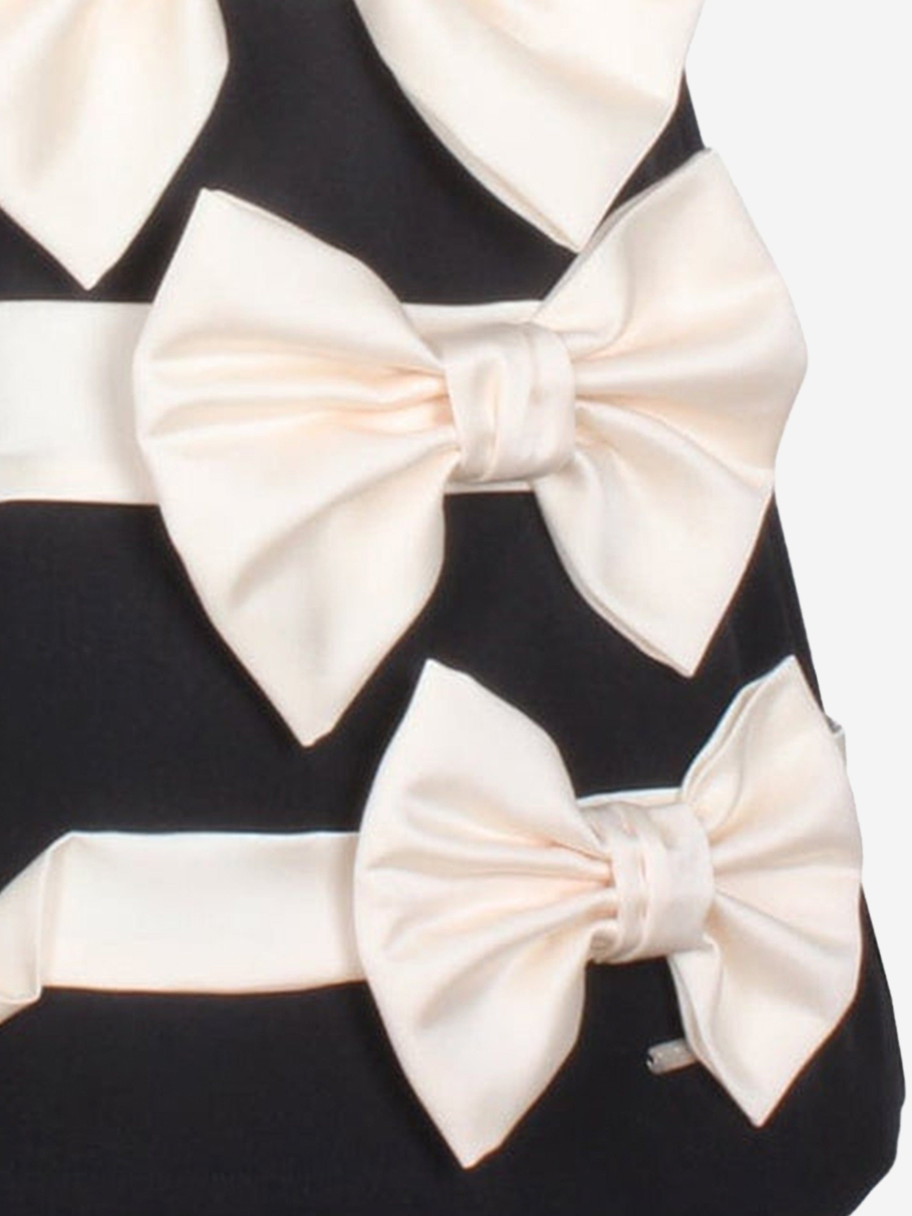 Jessie And James Girls Wrap Up Dress in Black
