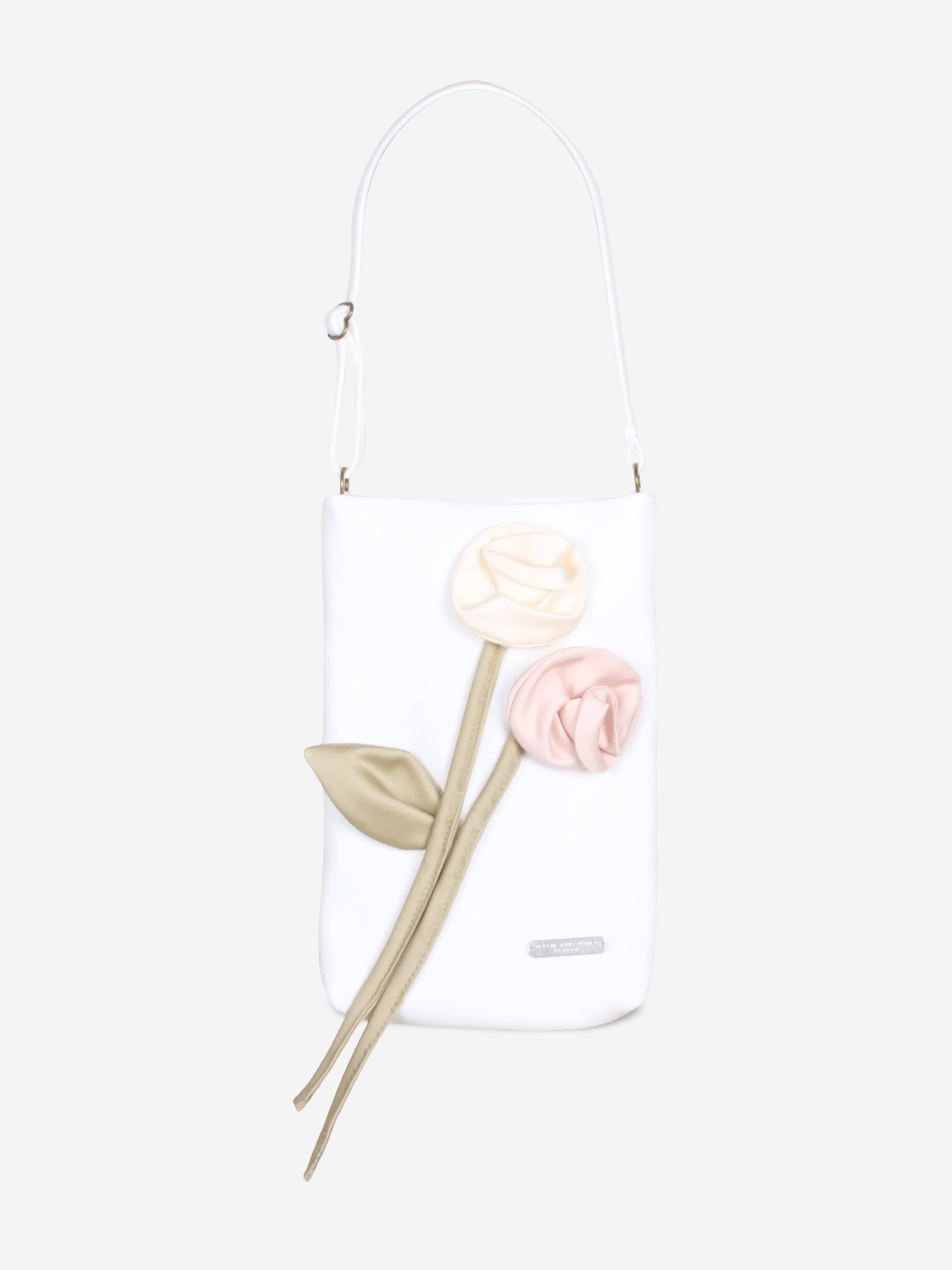 Jessie And James Girls Rain Of Flowers Bag in White