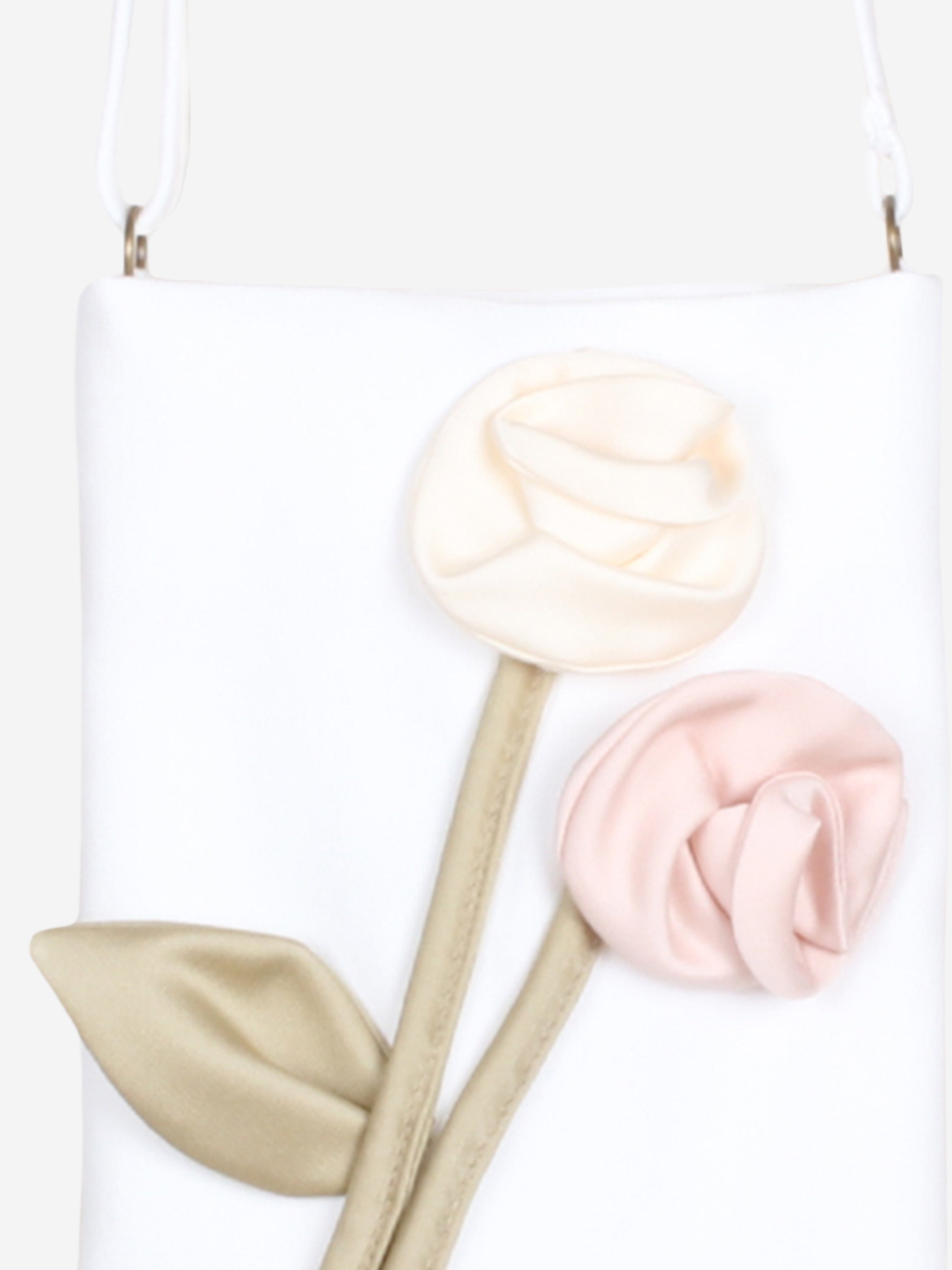 Jessie And James Girls Rain Of Flowers Bag in White