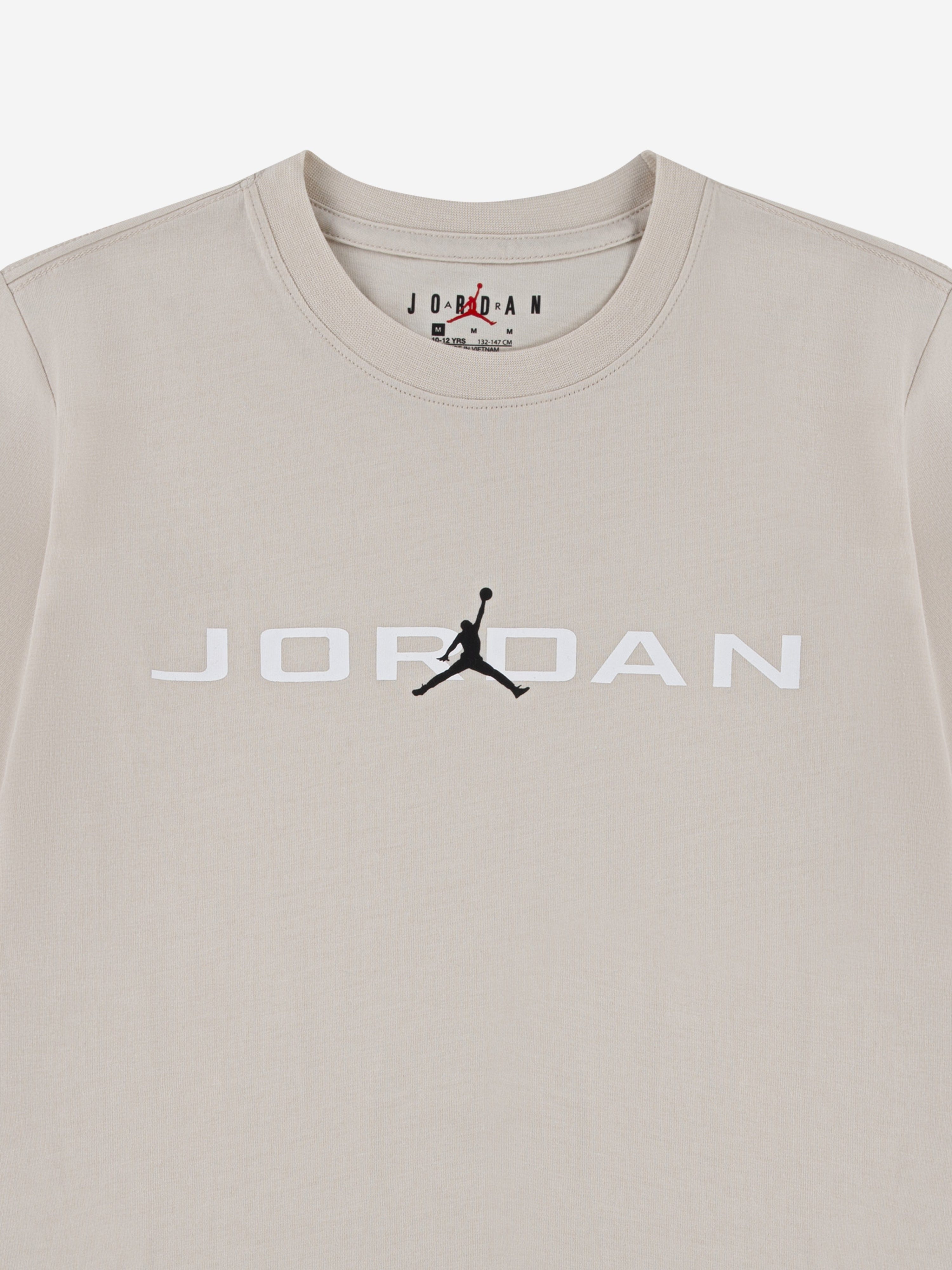 Jordan Boys MJ Stretch HBR T-Shirt in Beige