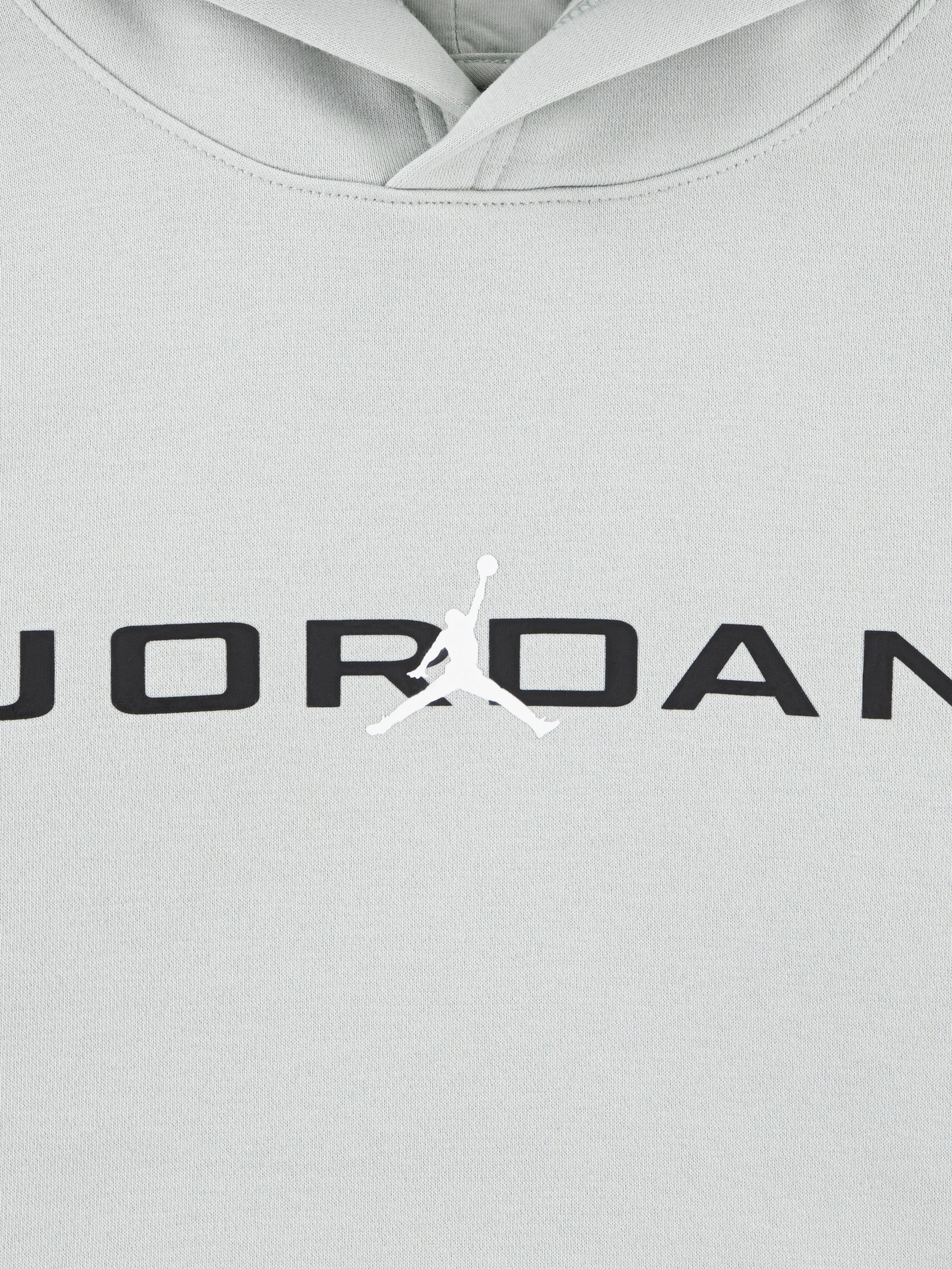 Jordan Boys MJ Stretch HBR Hoodie in Grey