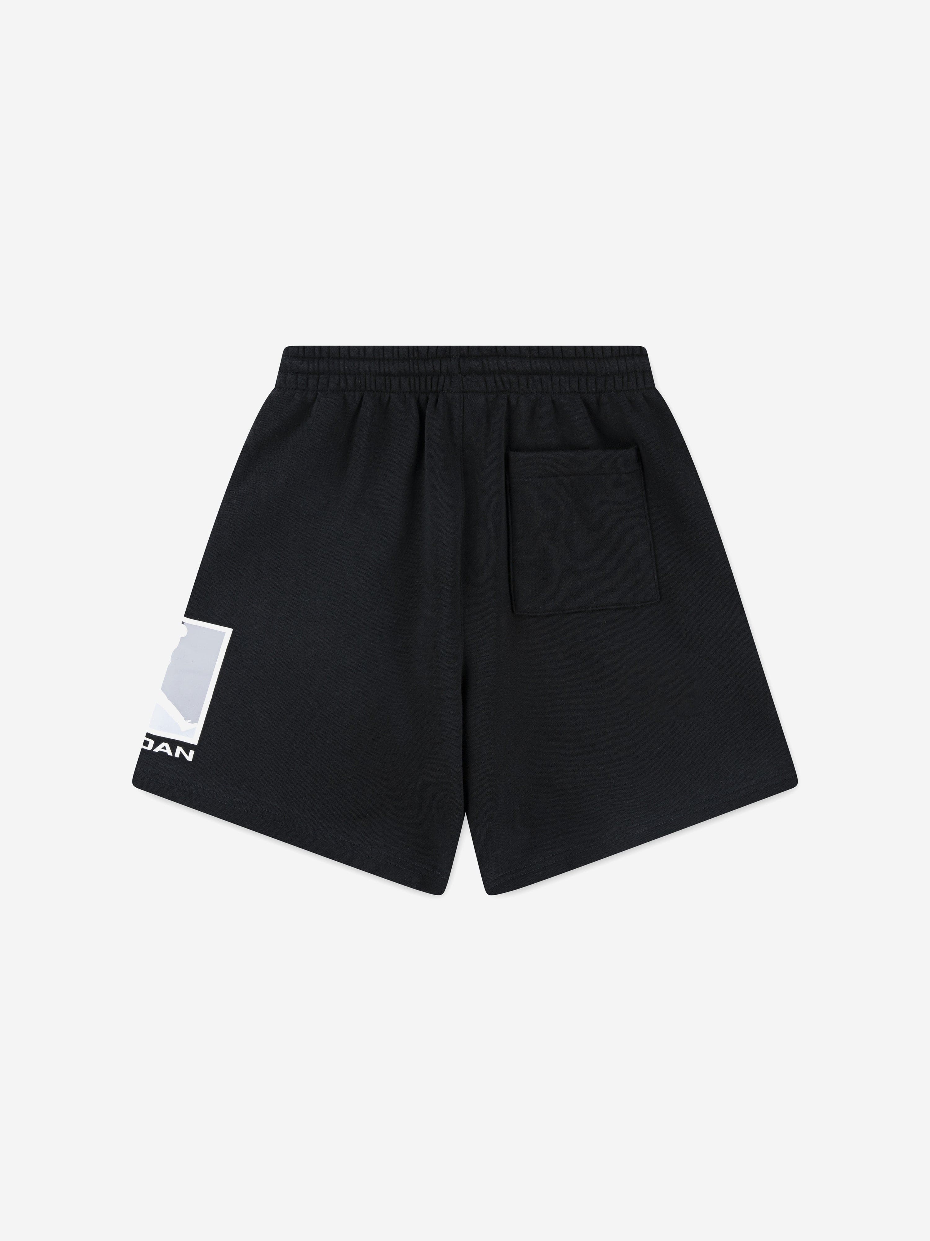 Jordan Boys MJ Essential Fleece HBR Shorts in Black