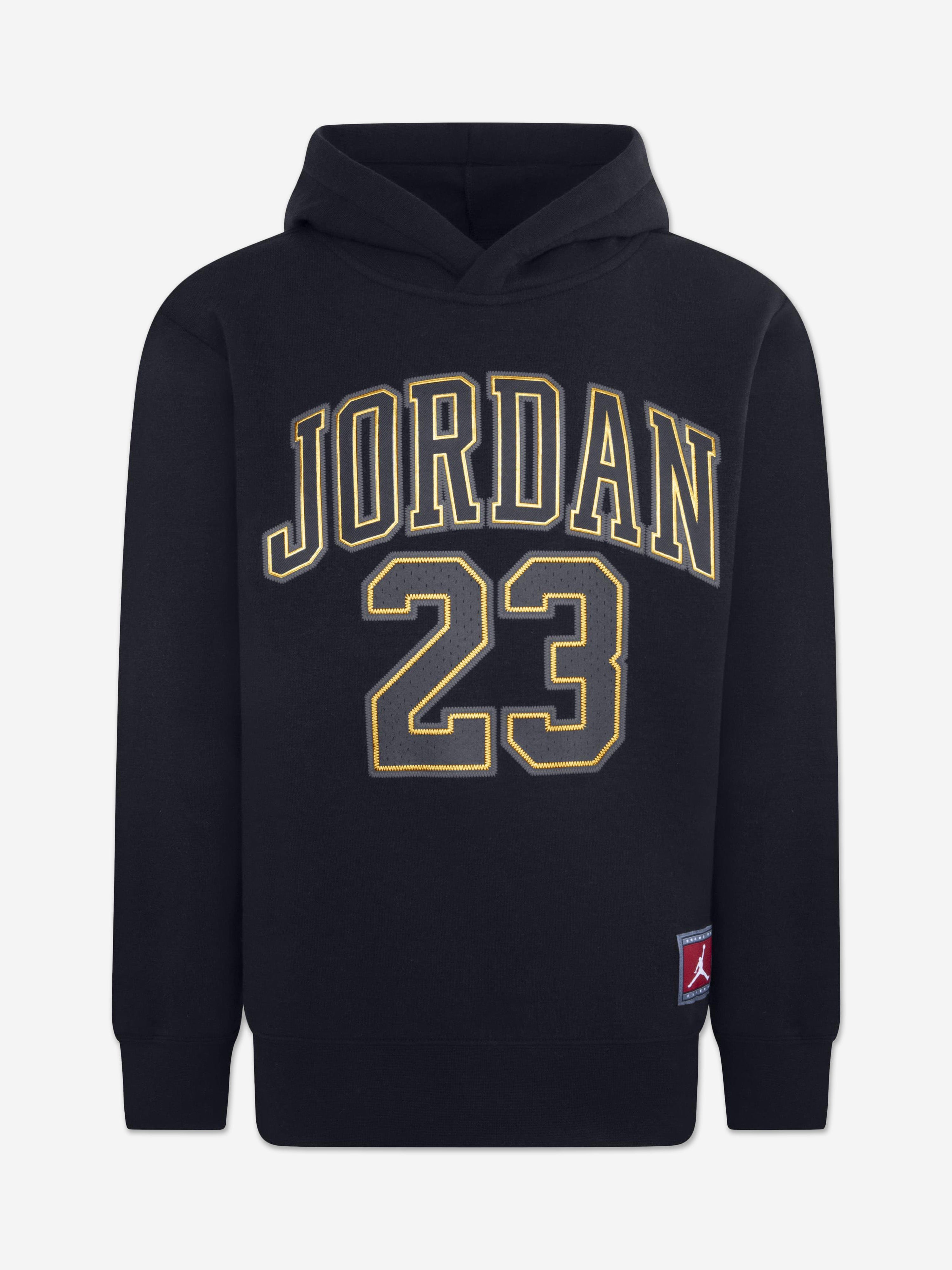 Jordan Kids HBR Fleece PO Hoodie in Black