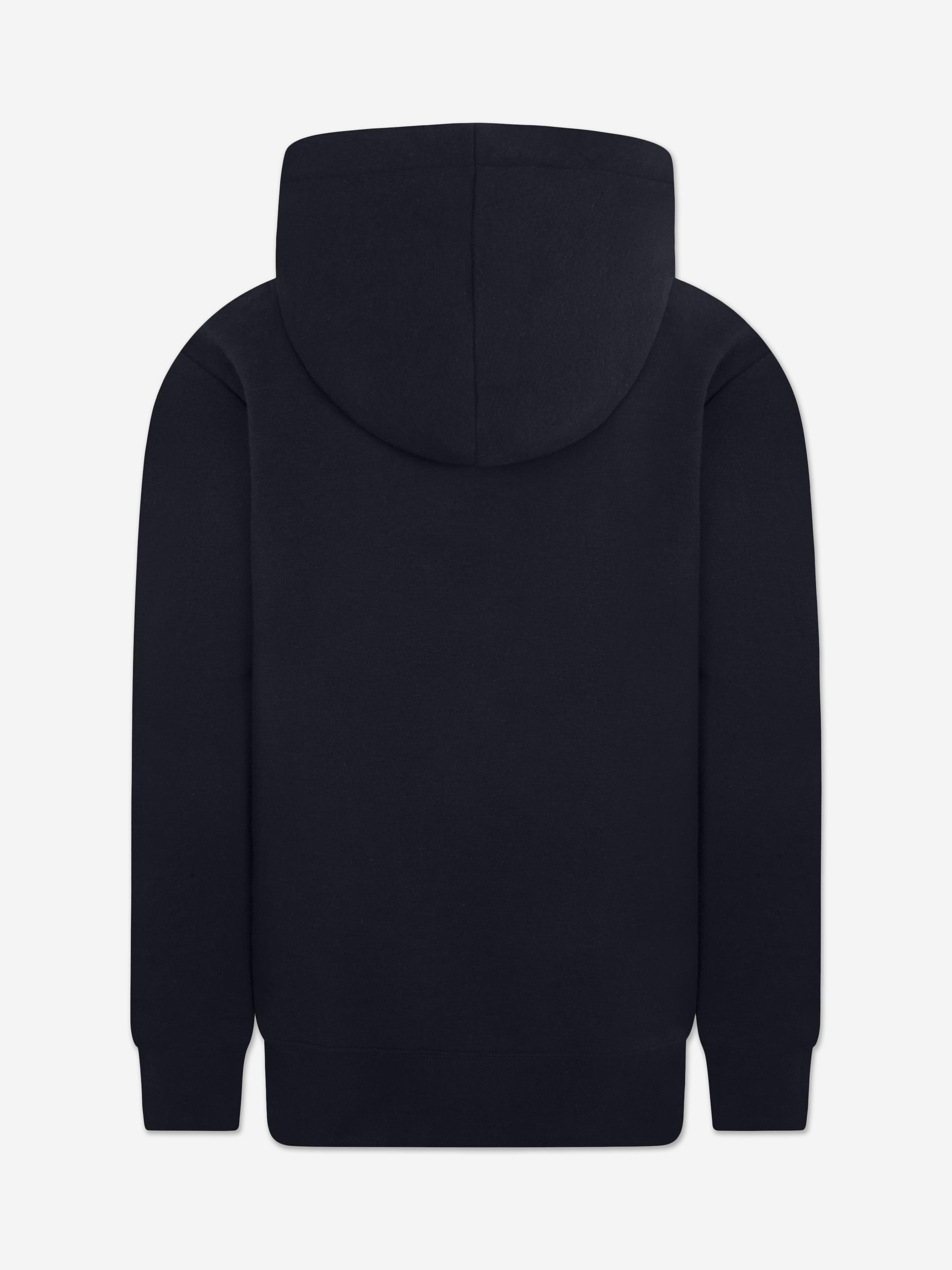 Jordan Kids HBR Fleece PO Hoodie in Black