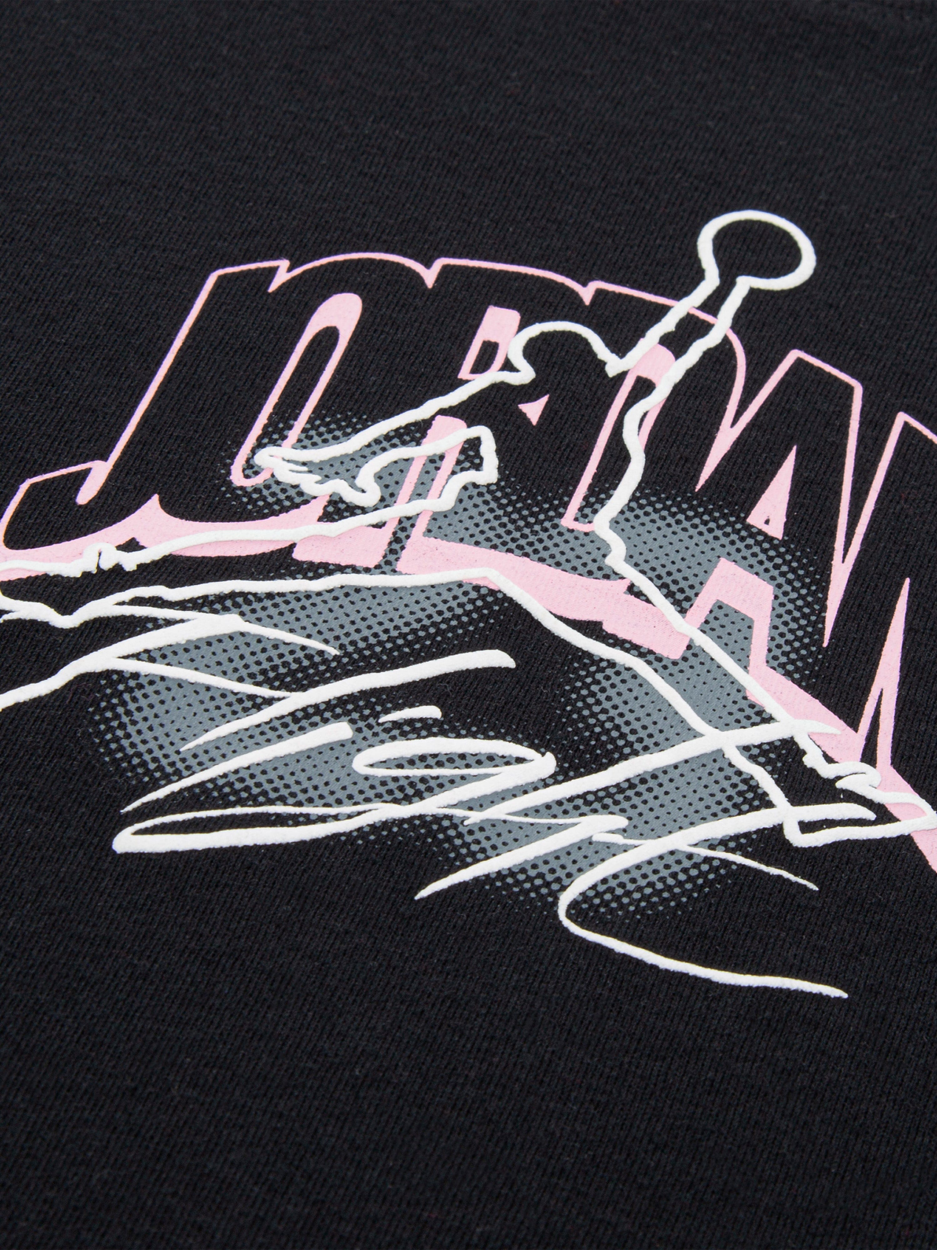 Jordan Girls MJ Back Stretch T-Shirt in Black
