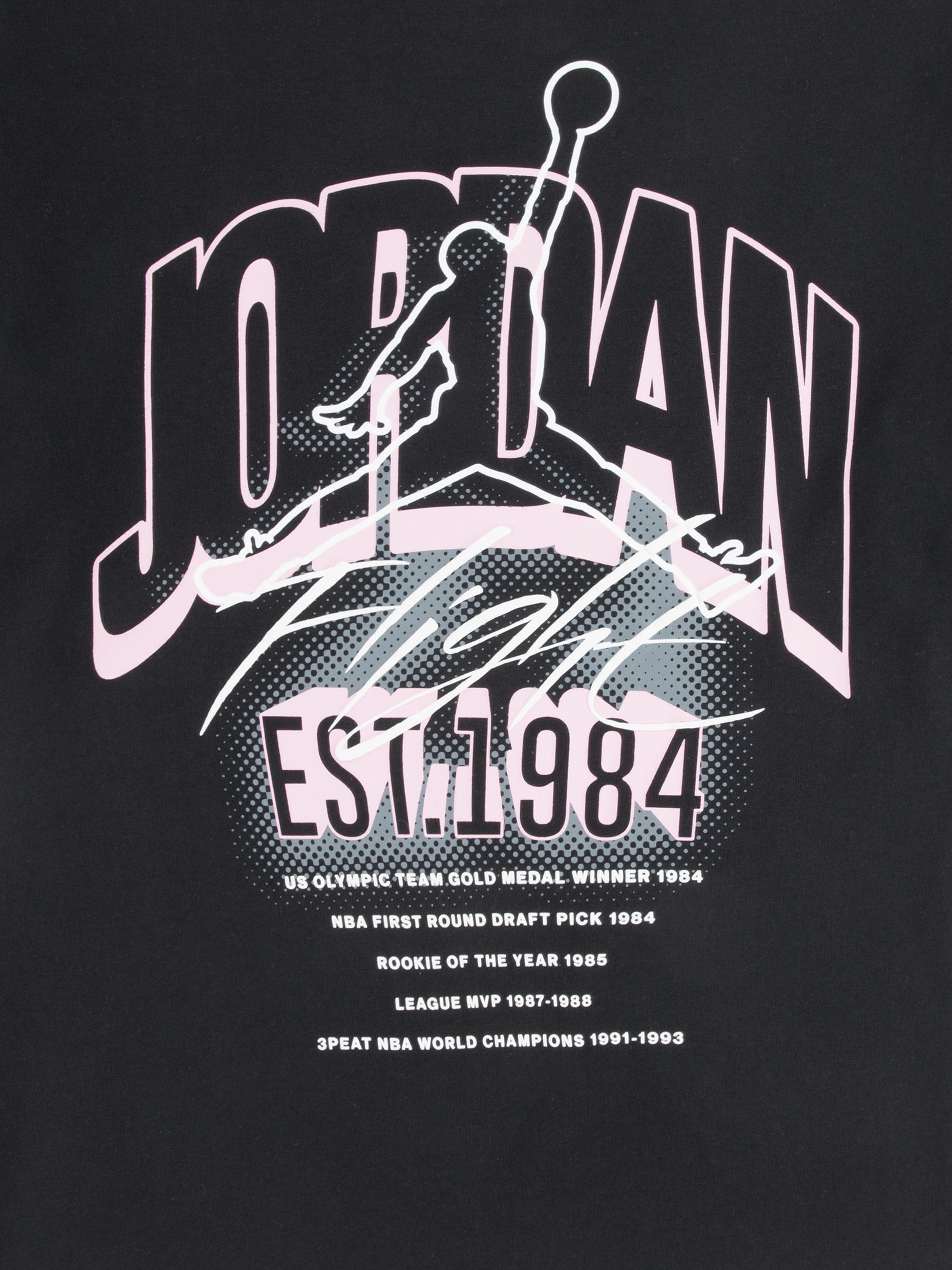 Jordan Girls MJ Back Stretch T-Shirt in Black