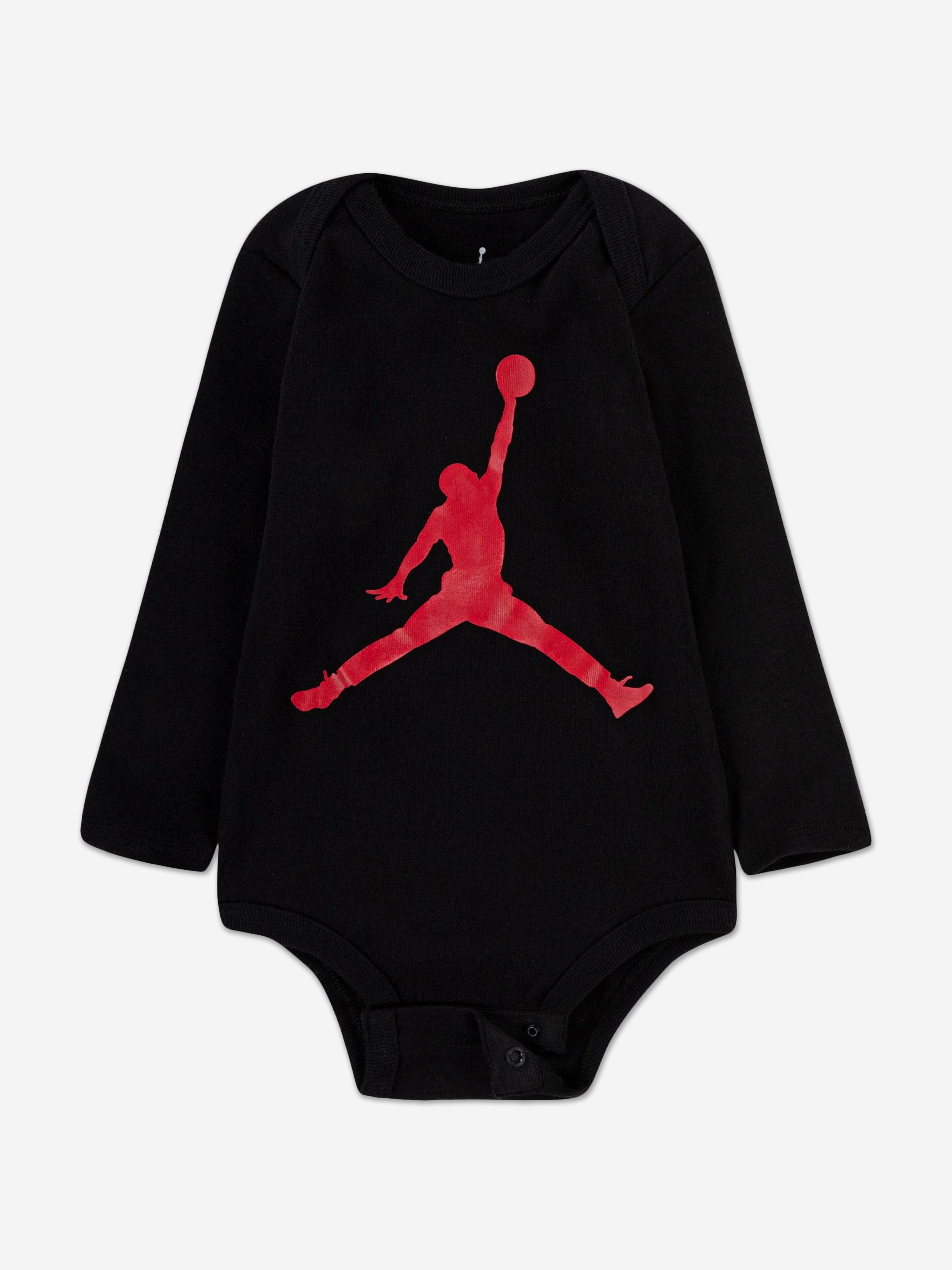 Jordan Baby Boys Jumpman Bodysuit Gift Set in Black