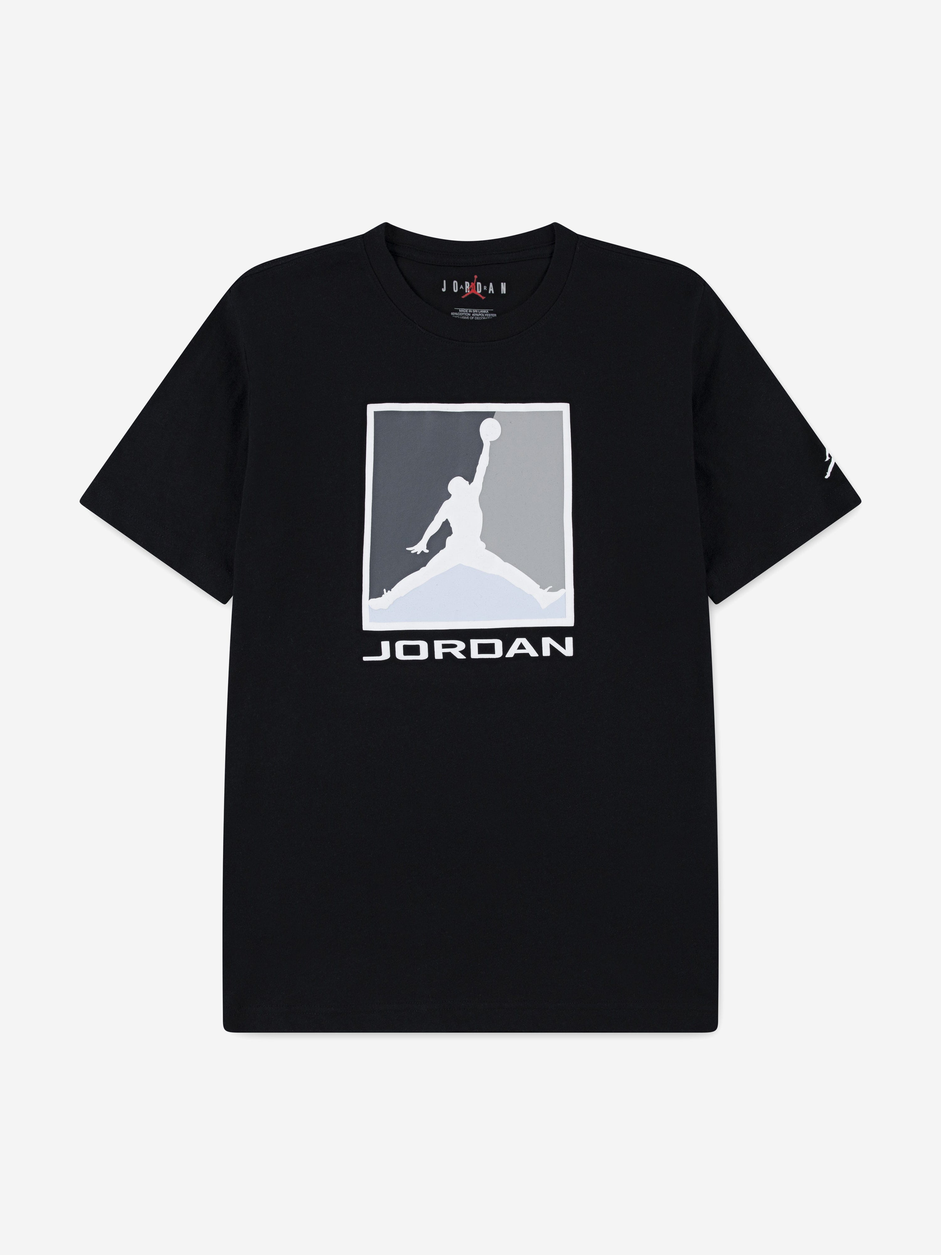 Jordan Boys MJ Flight Essential Bold 3.0 T-Shirt in Black