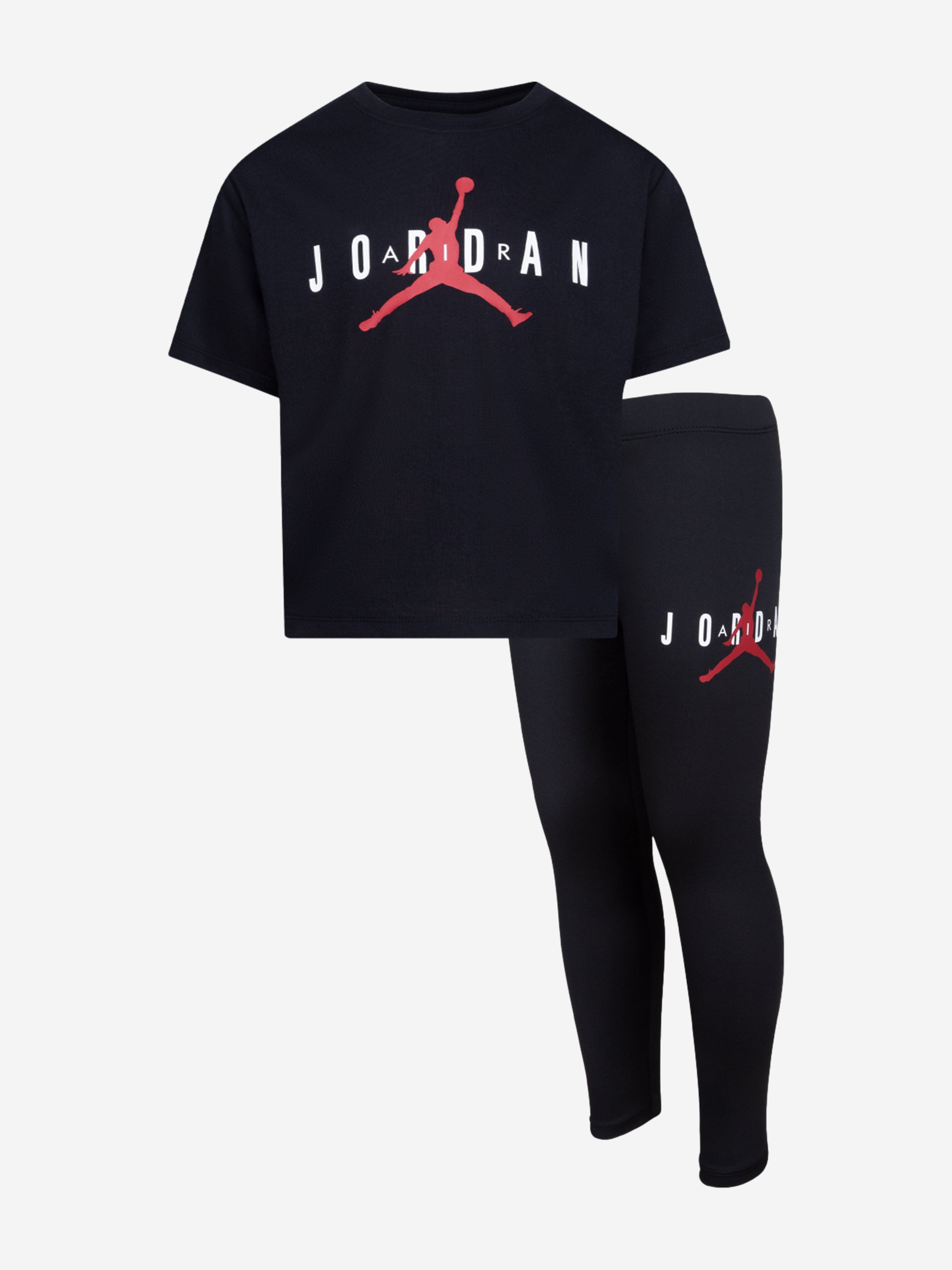 Jordan Kids Sustainable Leggings Set in Black