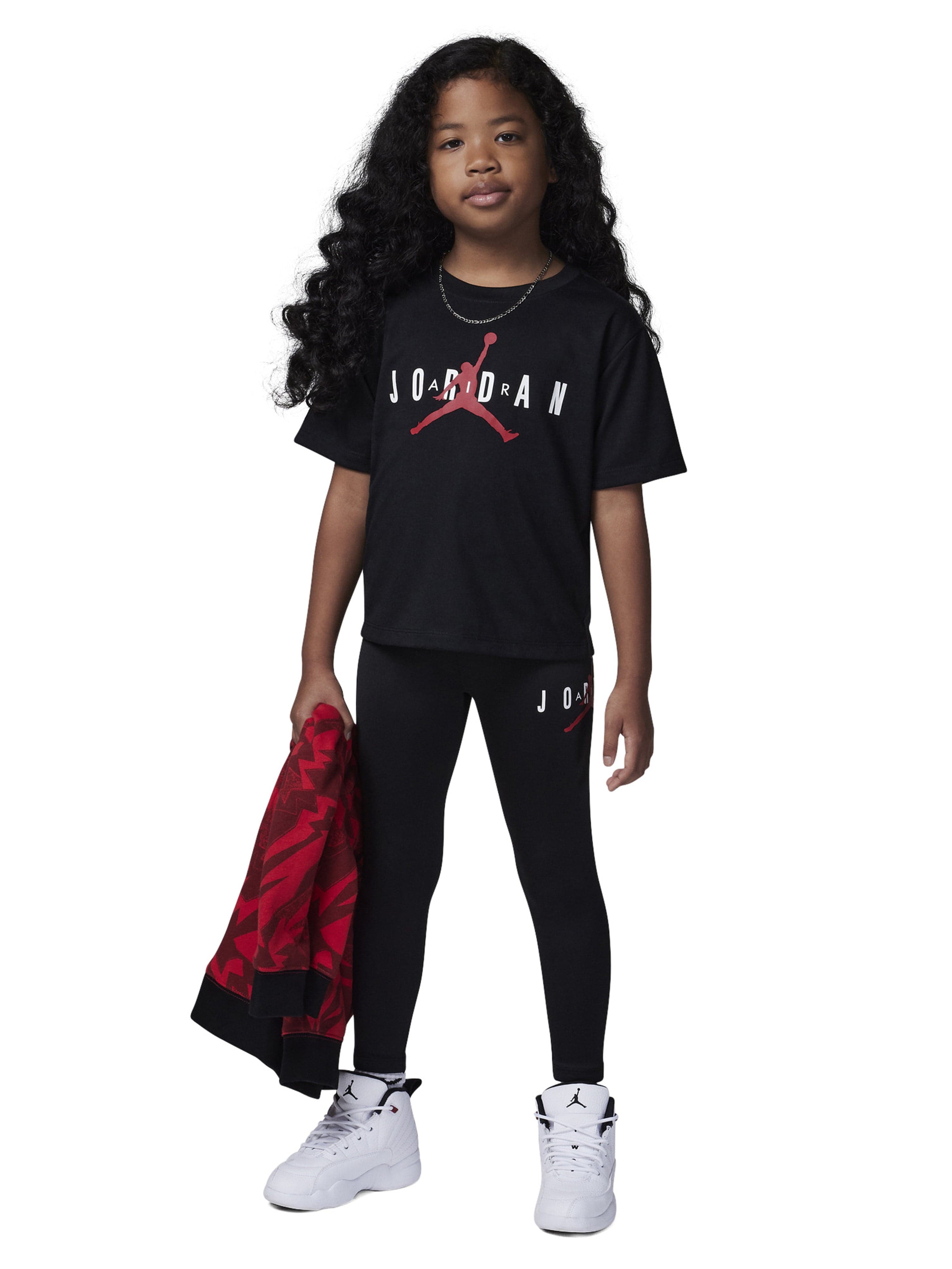 Jordan Kids Sustainable Leggings Set in Black