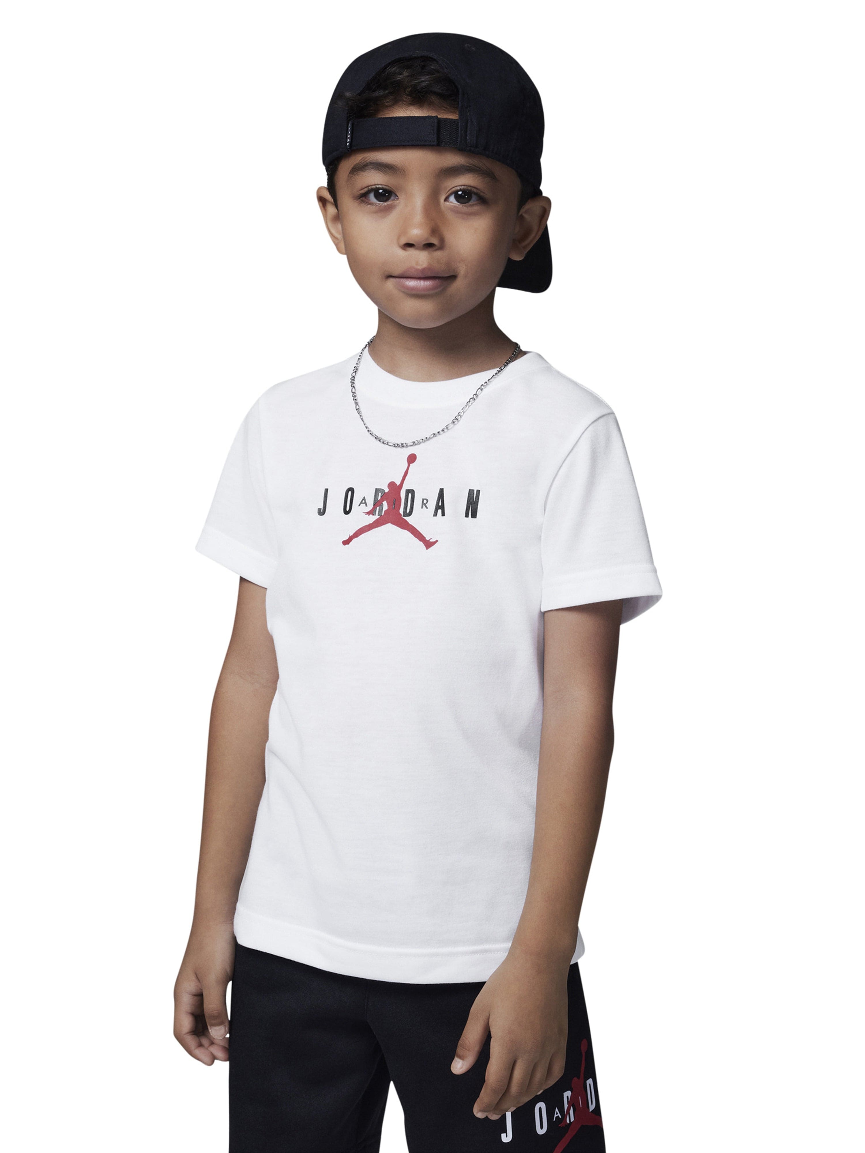 Jordan Kids Jumpman Sustainable Graphic T-Shirt in White