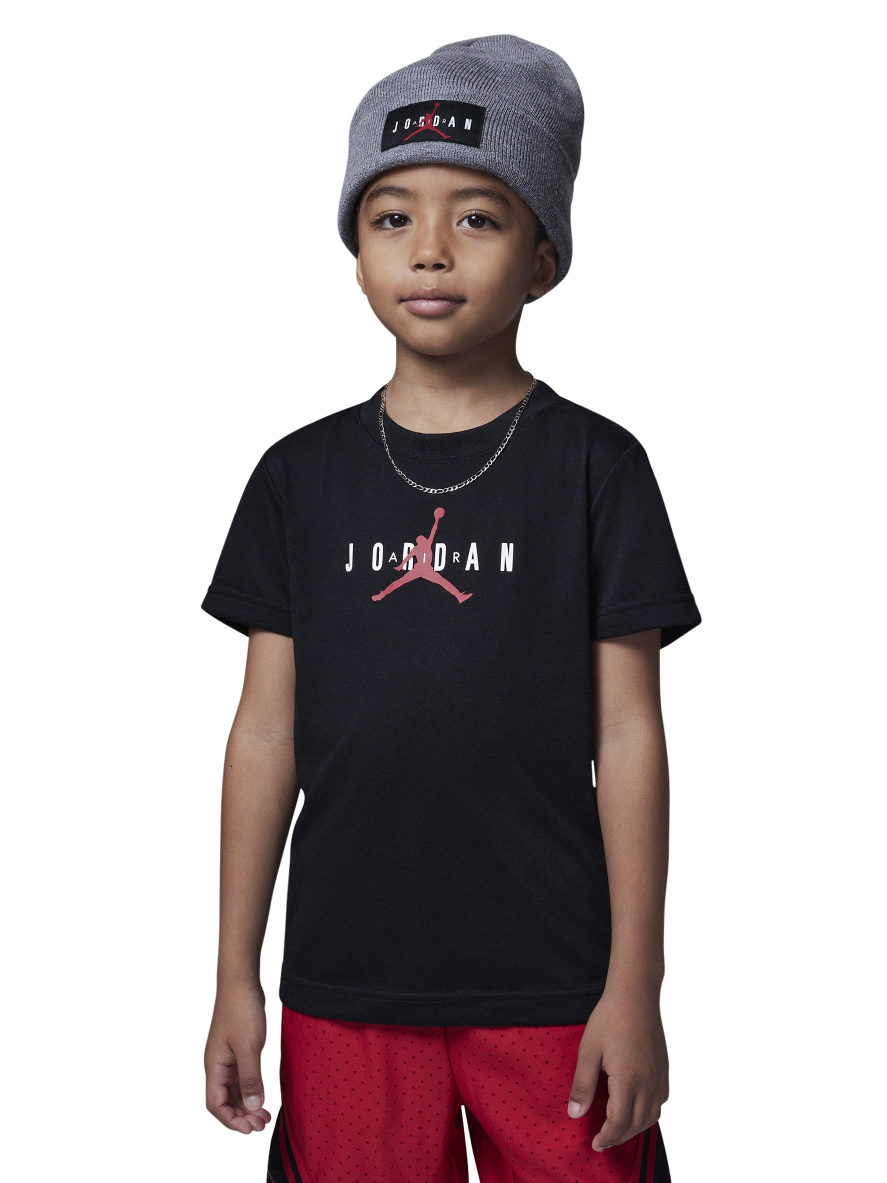 Jordan Kids Jumpman Sustainable Graphic T-Shirt in Black