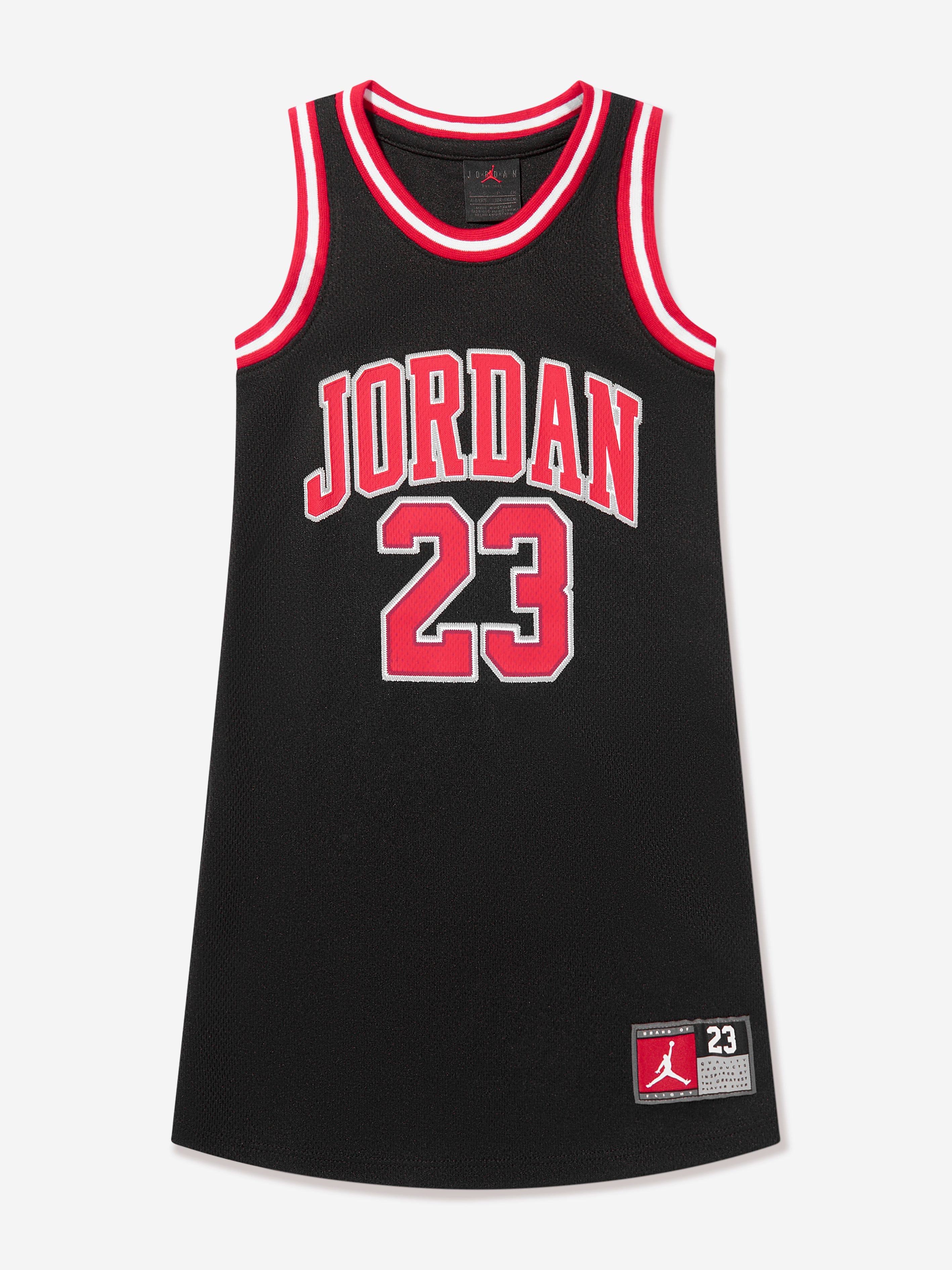 Jordan Girls 23 Jersey Dress in Black