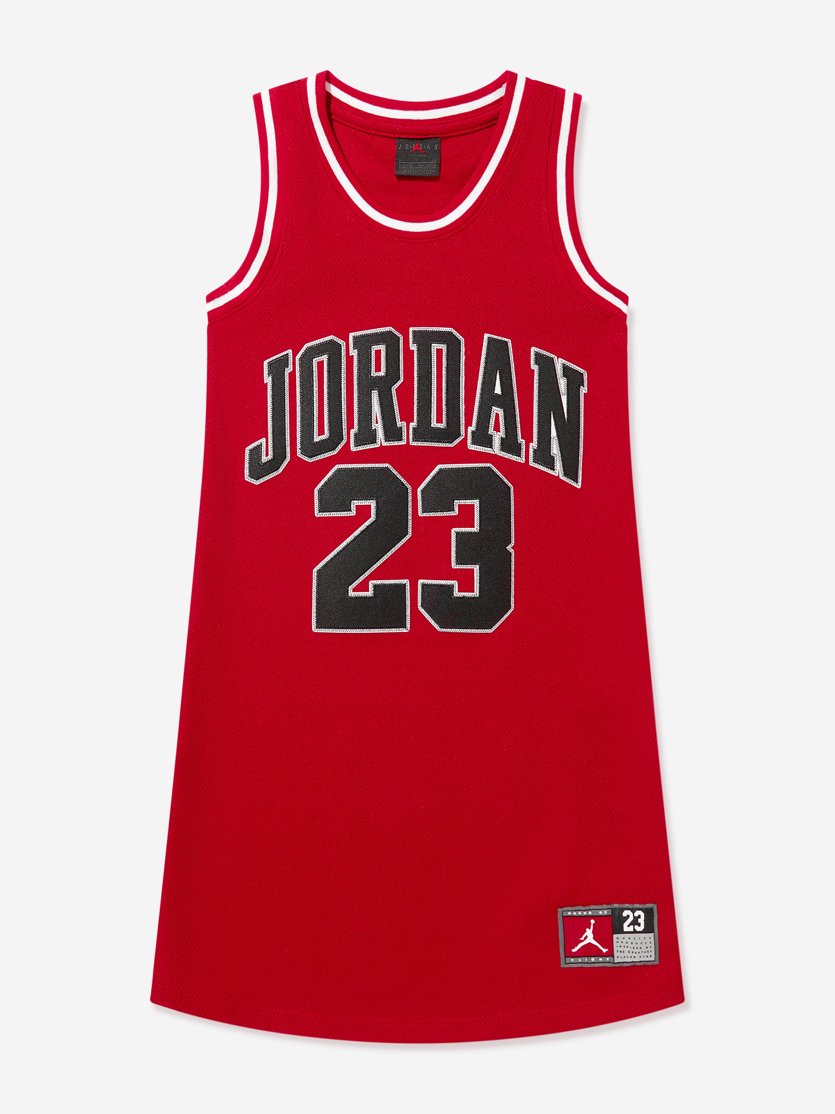 Jordan Girls 23 Jersey Dress in Red