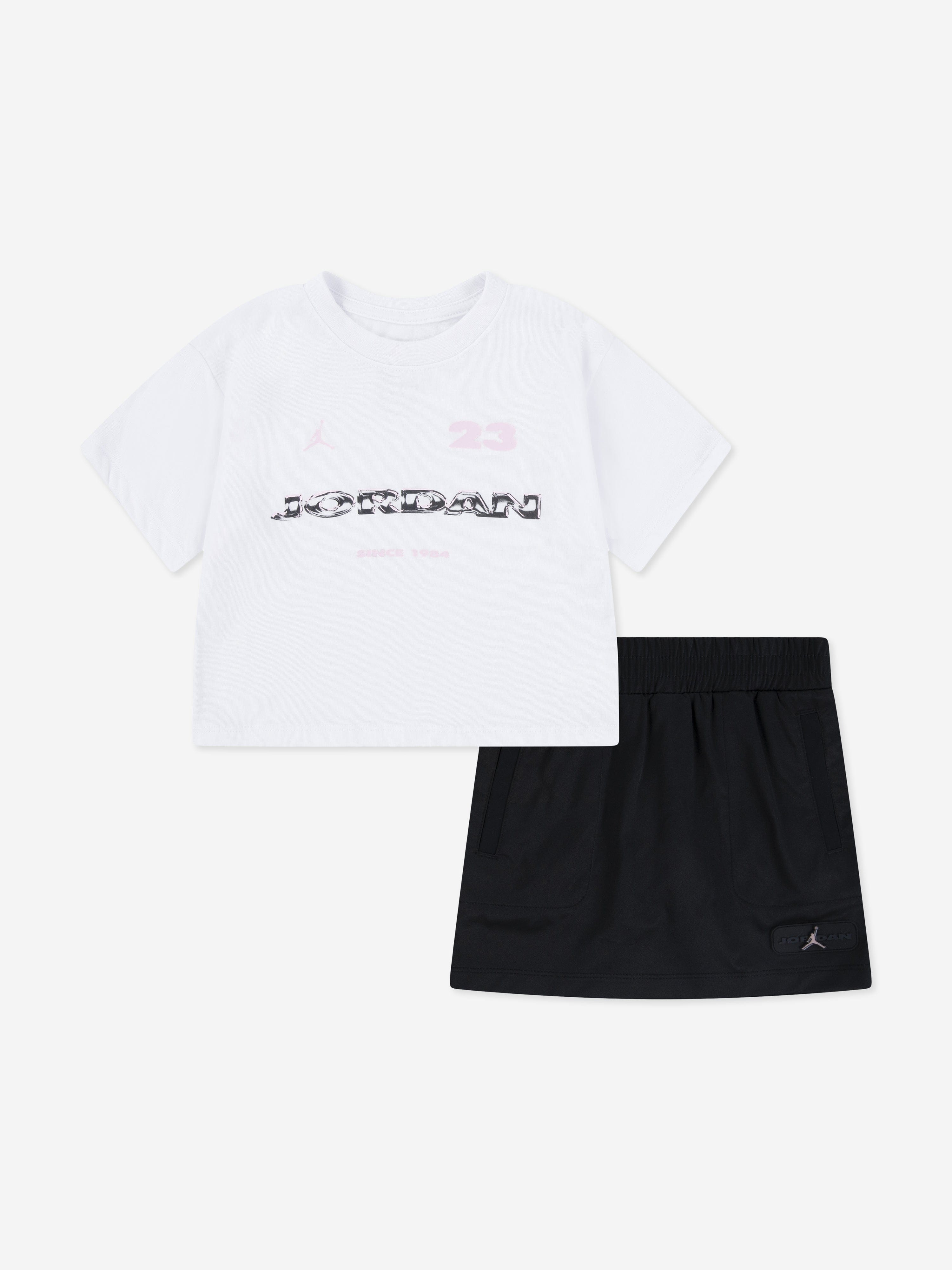 Jordan Girls Crafted Utility Skort Set in Black