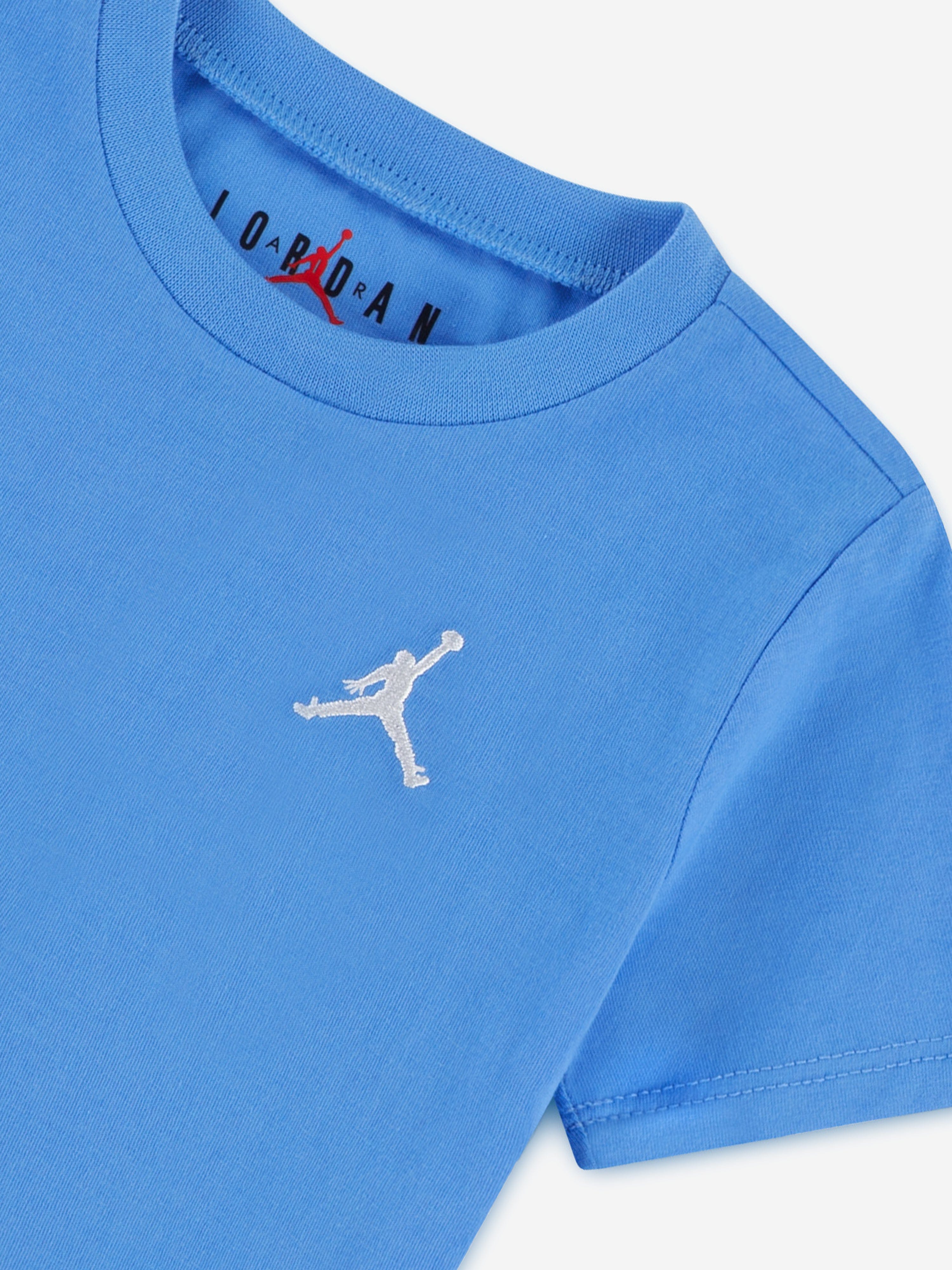 Jordan Baby Boys MJ Brooklyn Essential Fleece Short Set in Blue