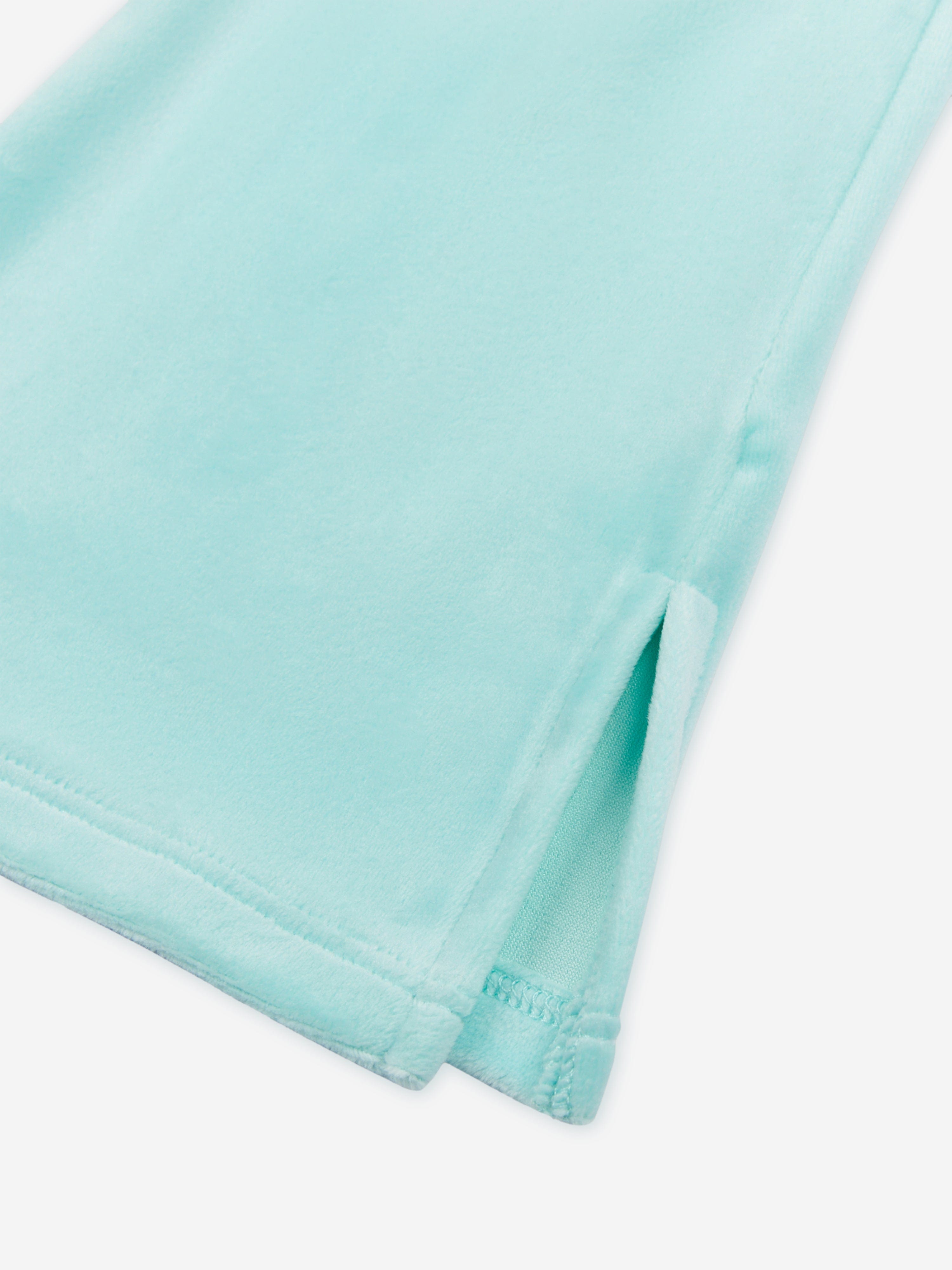 Juicy Couture Girls Fold Over Waist Joggers in Blue