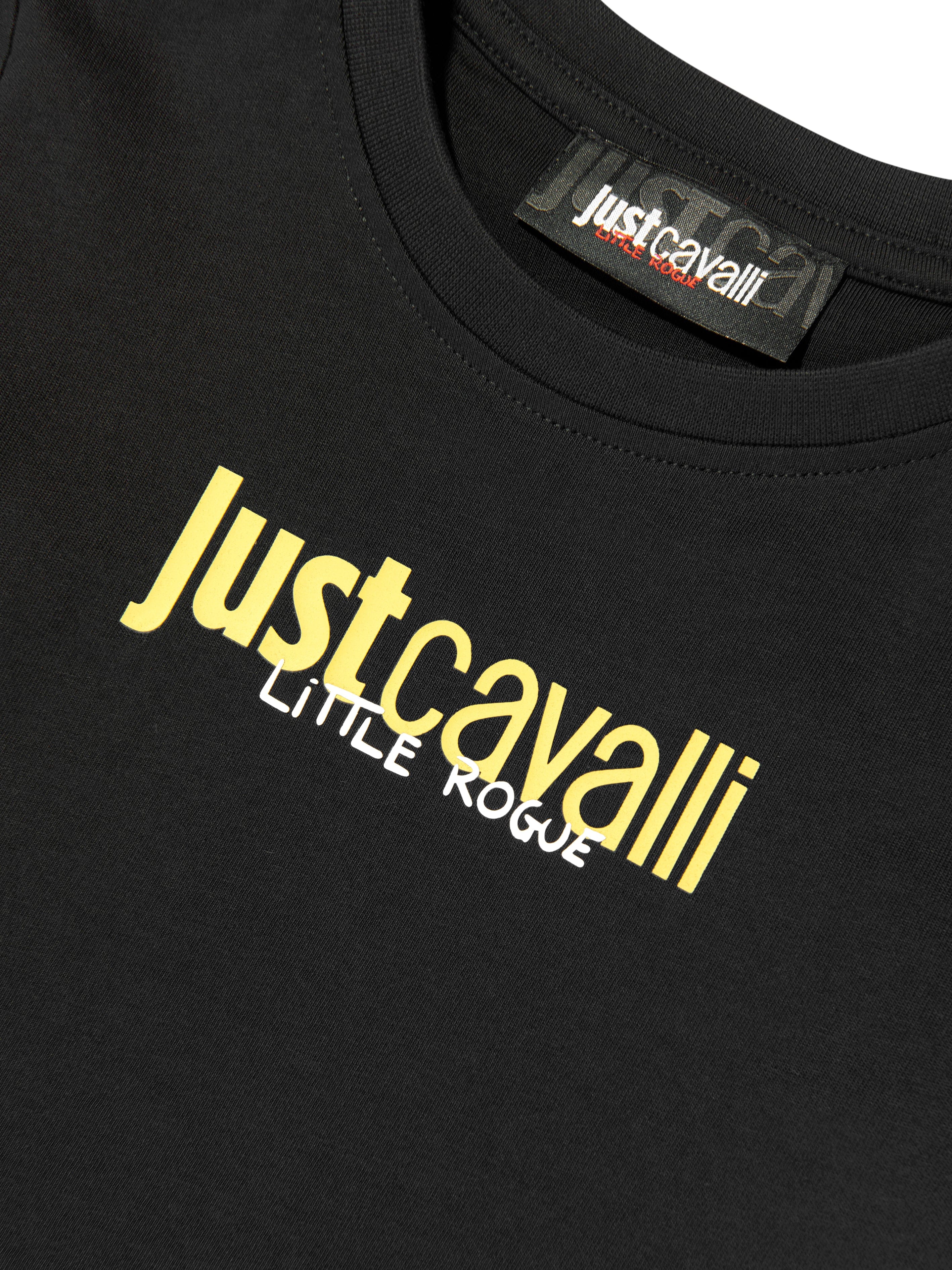 Just Cavalli Boys Tesere Short Set in Black