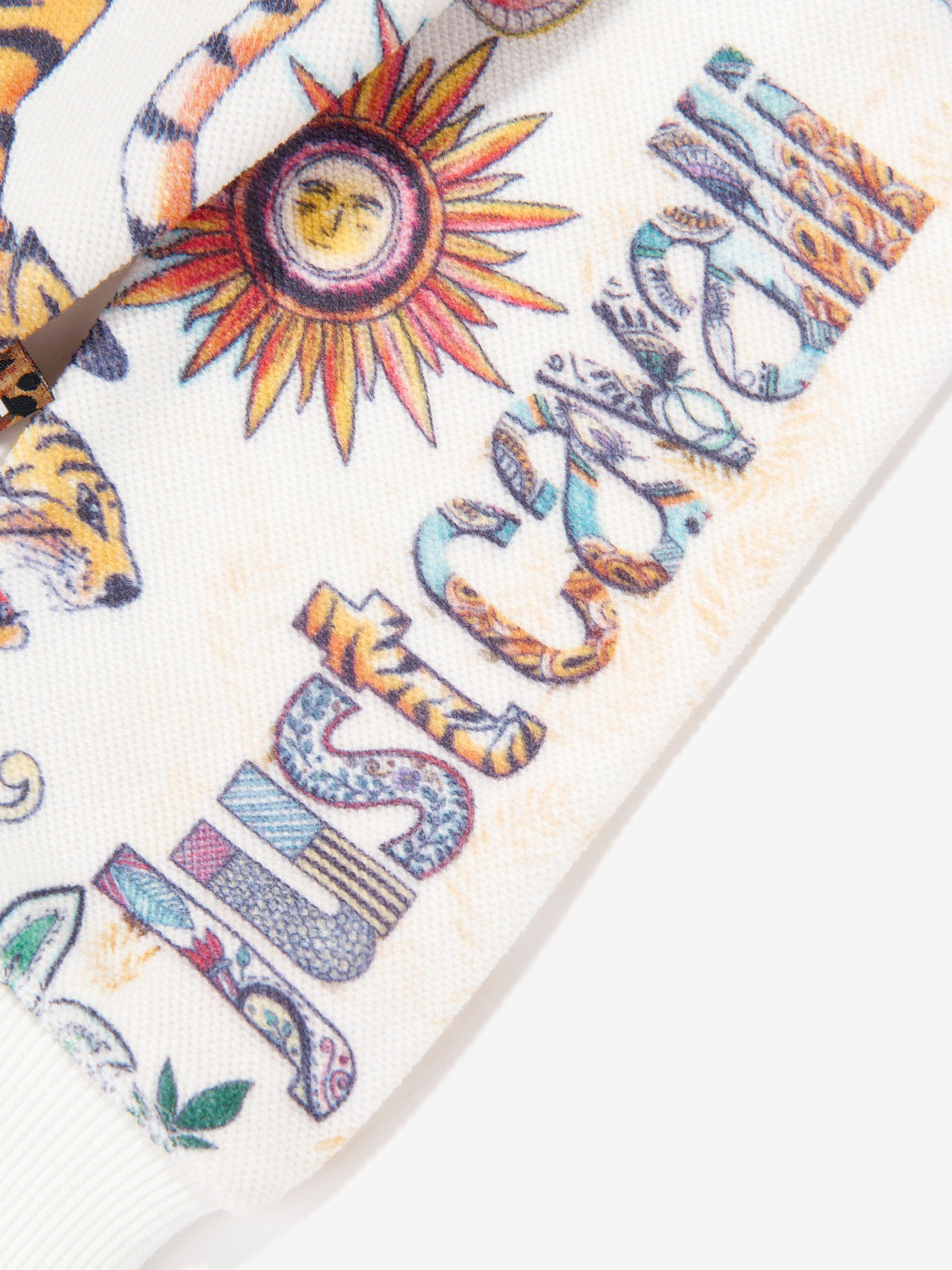 Just Cavalli Kids India Digital Sindri Sweatshirt in Multicolour