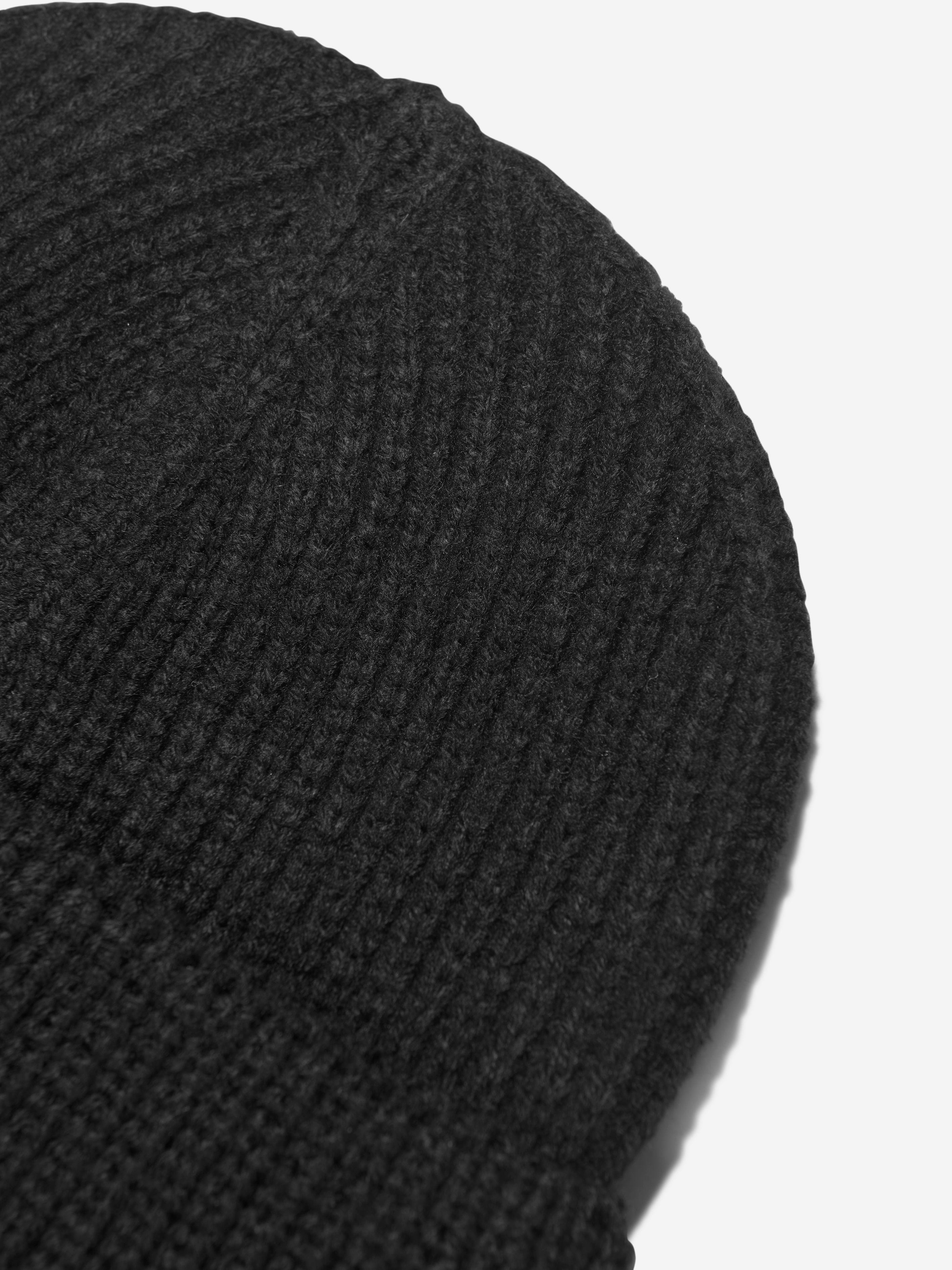 Karl Lagerfeld Girls Logo Beanie Hat in Black