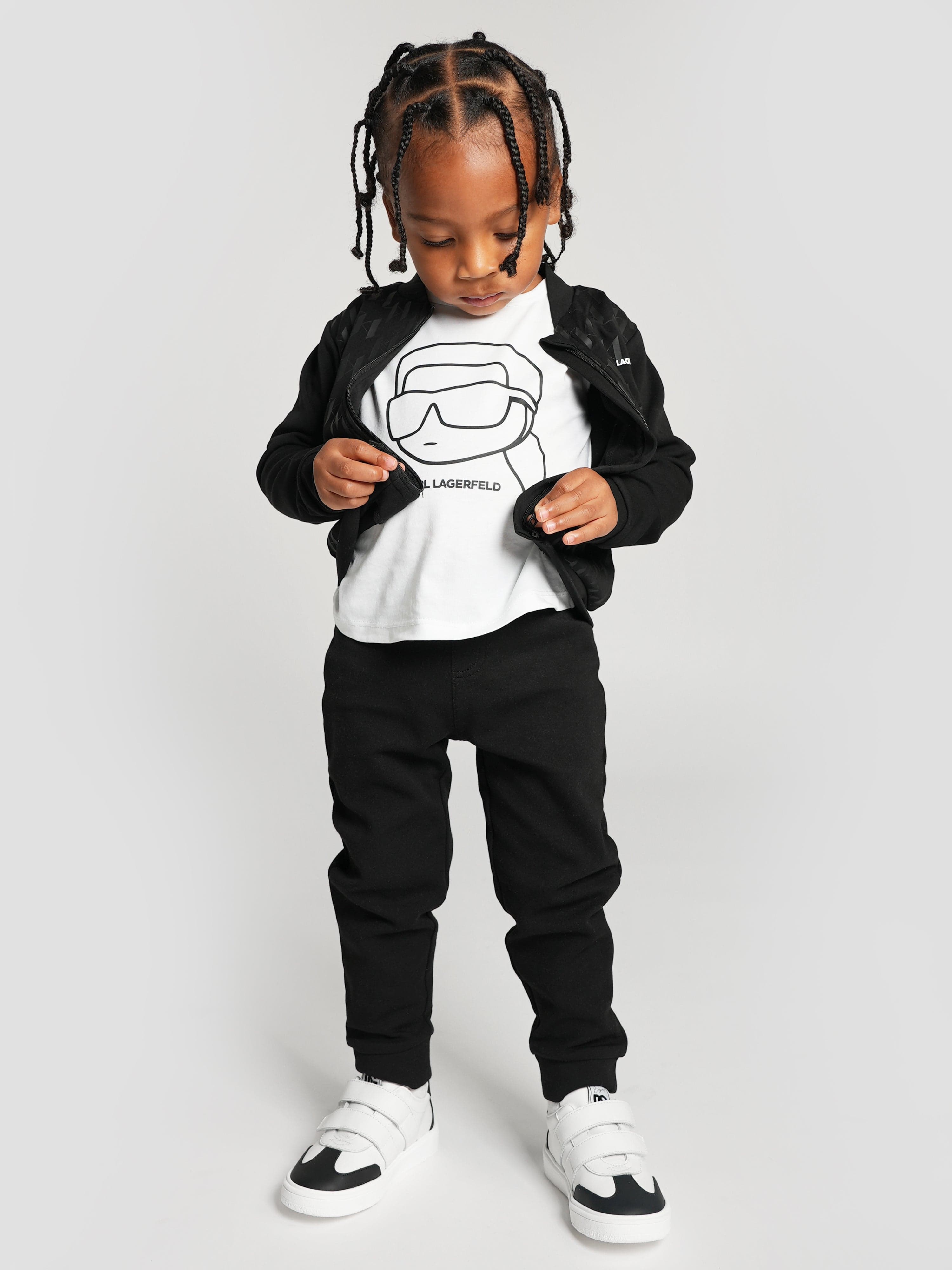 Karl Lagerfeld Baby Boys Tracksuit Gift Set in Black