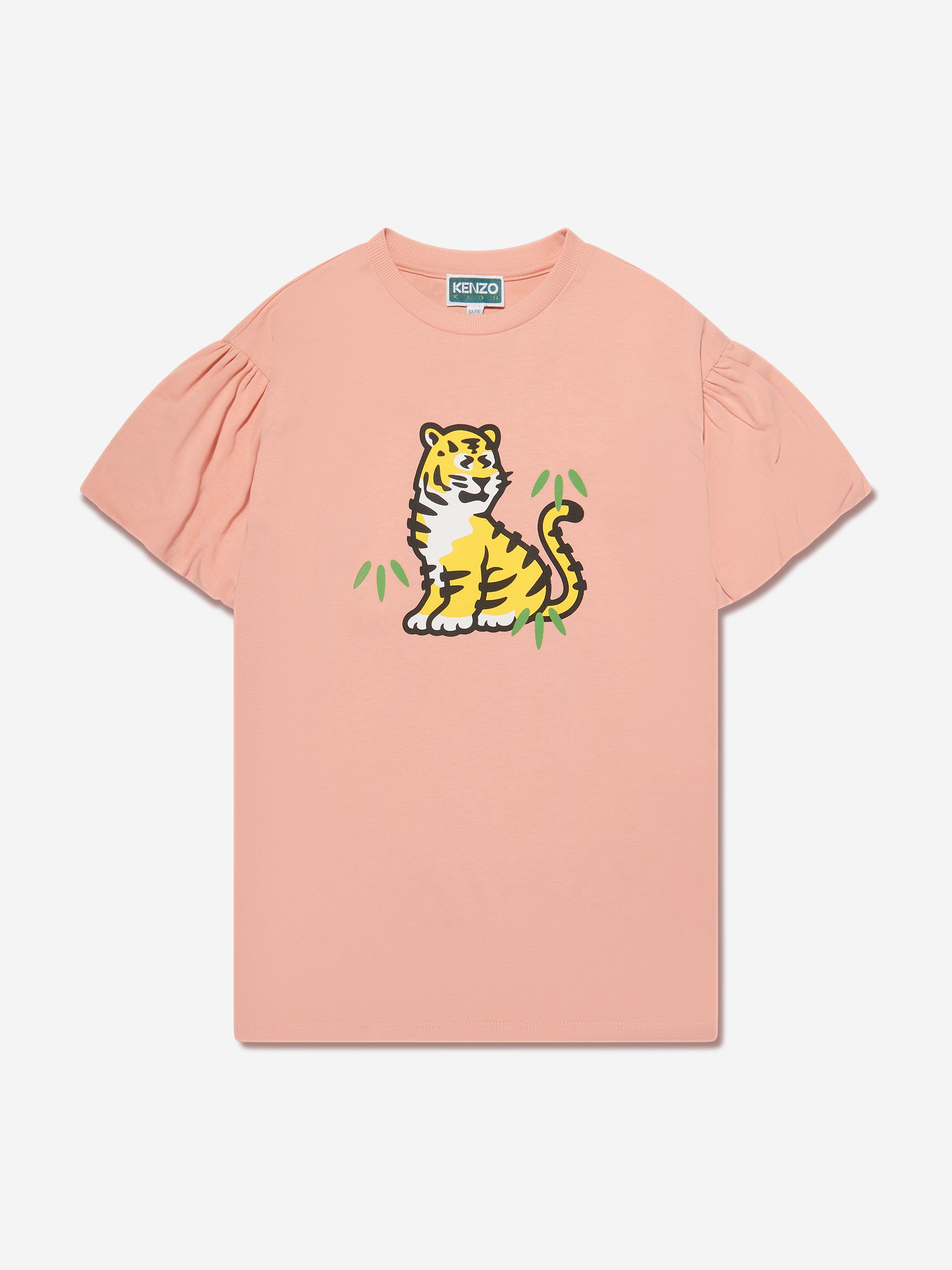 KENZO Girls Kotora Print T-Shirt in Pink