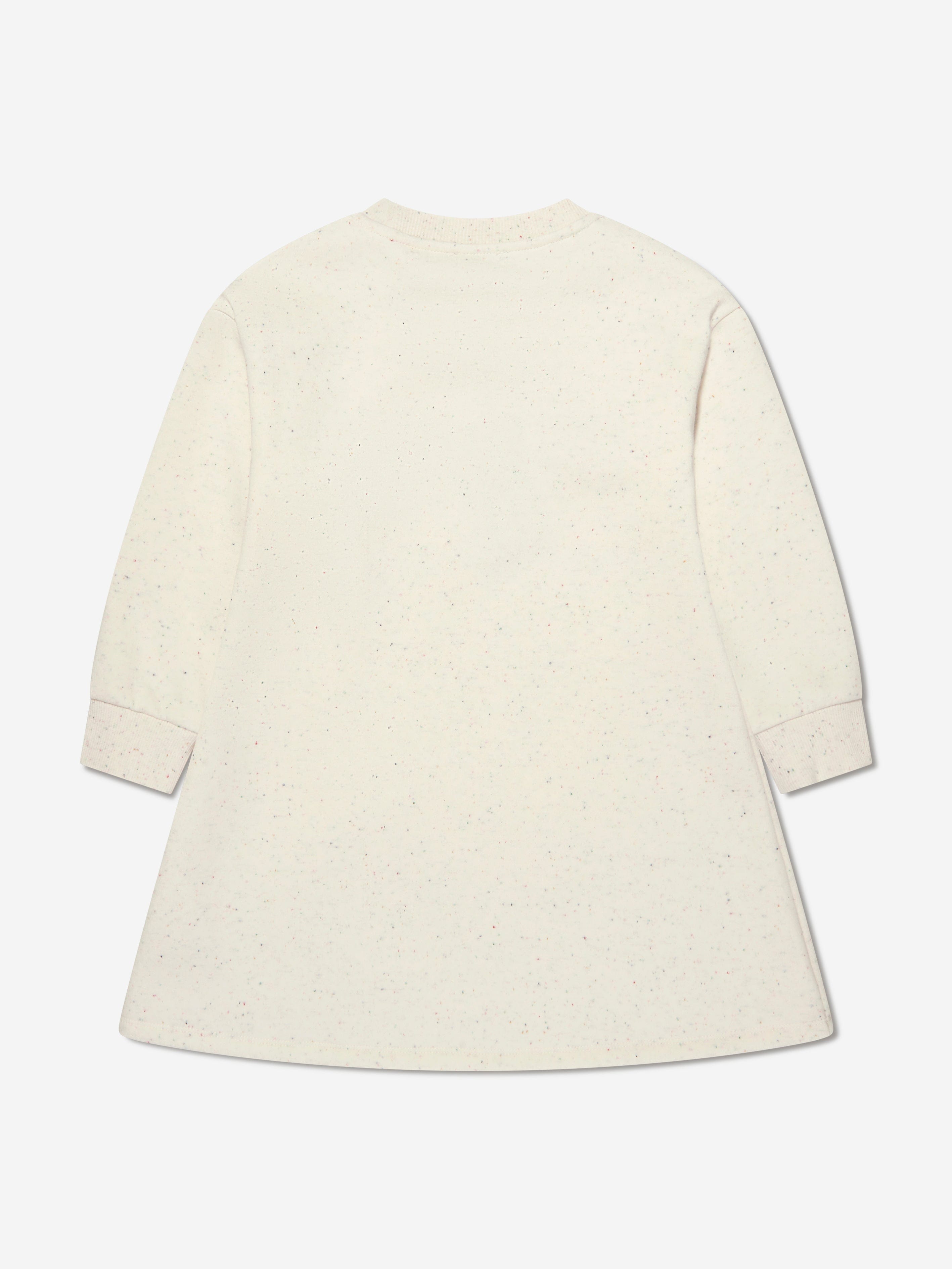 KENZO Girls Logo Sweater Dress in Beige